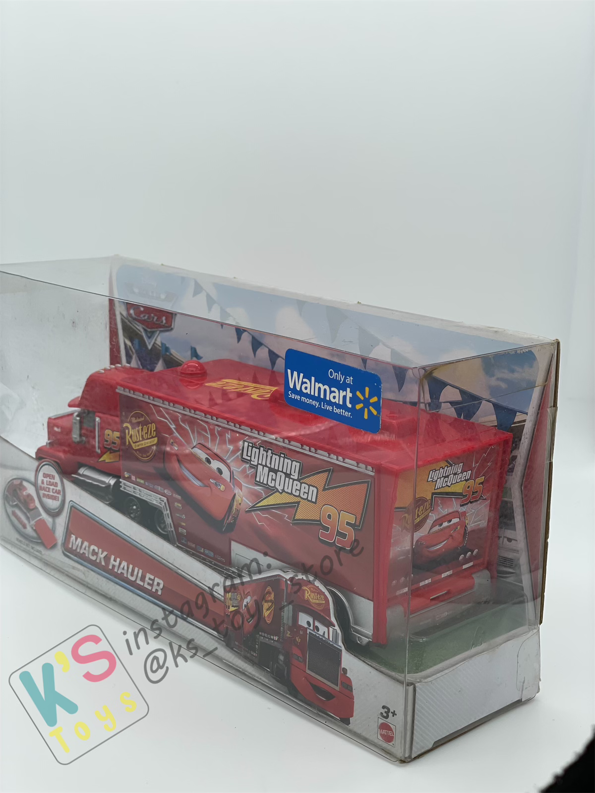 Hauler Disney Pixar Cars by Mattel, Bundle of 2 Haulers; Chet Boxkaar Hauler and Mack CARS 1 - BNIP - Please Read Description!!