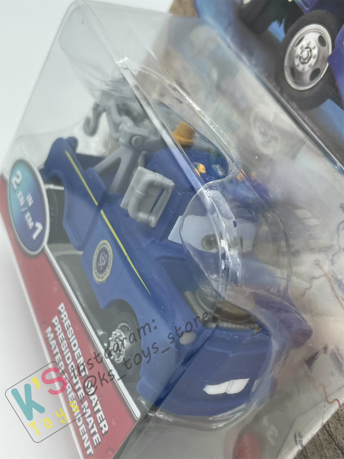 COLOR CHANGERS Disney Pixar Cars by MATTEL, PRESIDENT MATER (LIGHT BLUE/DARK BLUE) - CASE R 2023 RELEASE - BNIP