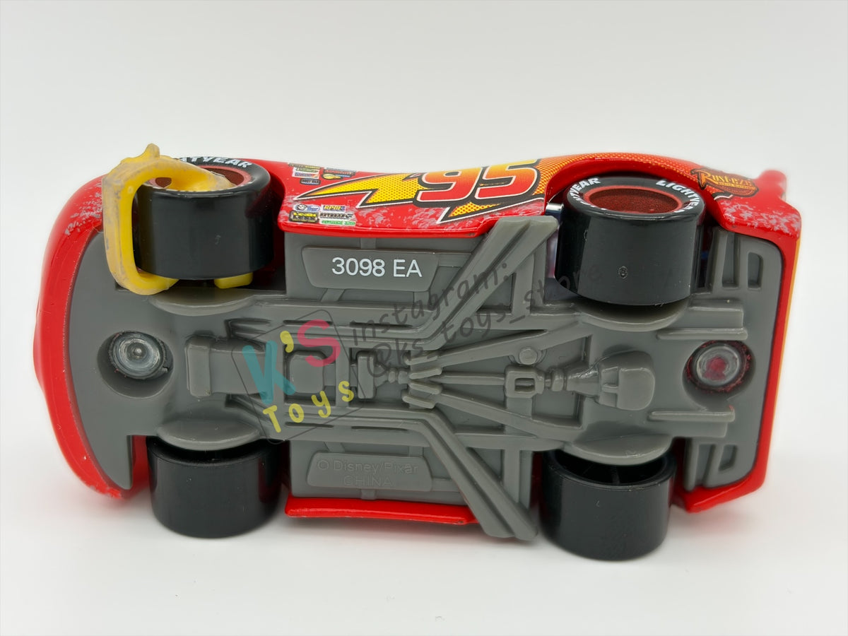 PRE-OWNED / LOOSE DISNEY PIXAR CARS - "IMPOUND LIGHTNING MCQUEEN" CARS CHASE SERIES - GOOD CONDITION