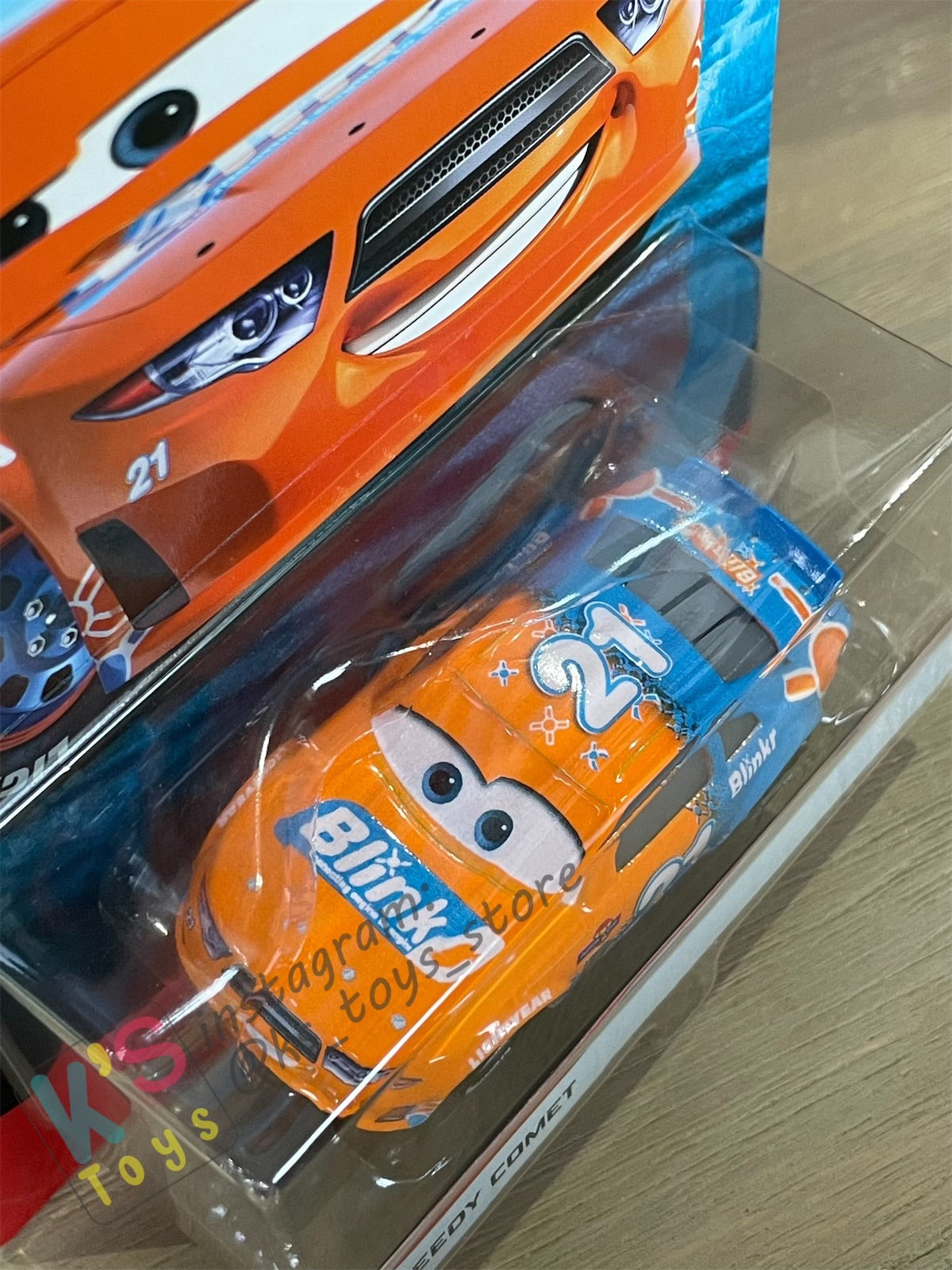 DISNEY PIXAR CARS BY MATTEL, SPEEDY COMET - PISTON CUP RACERS- BNIP