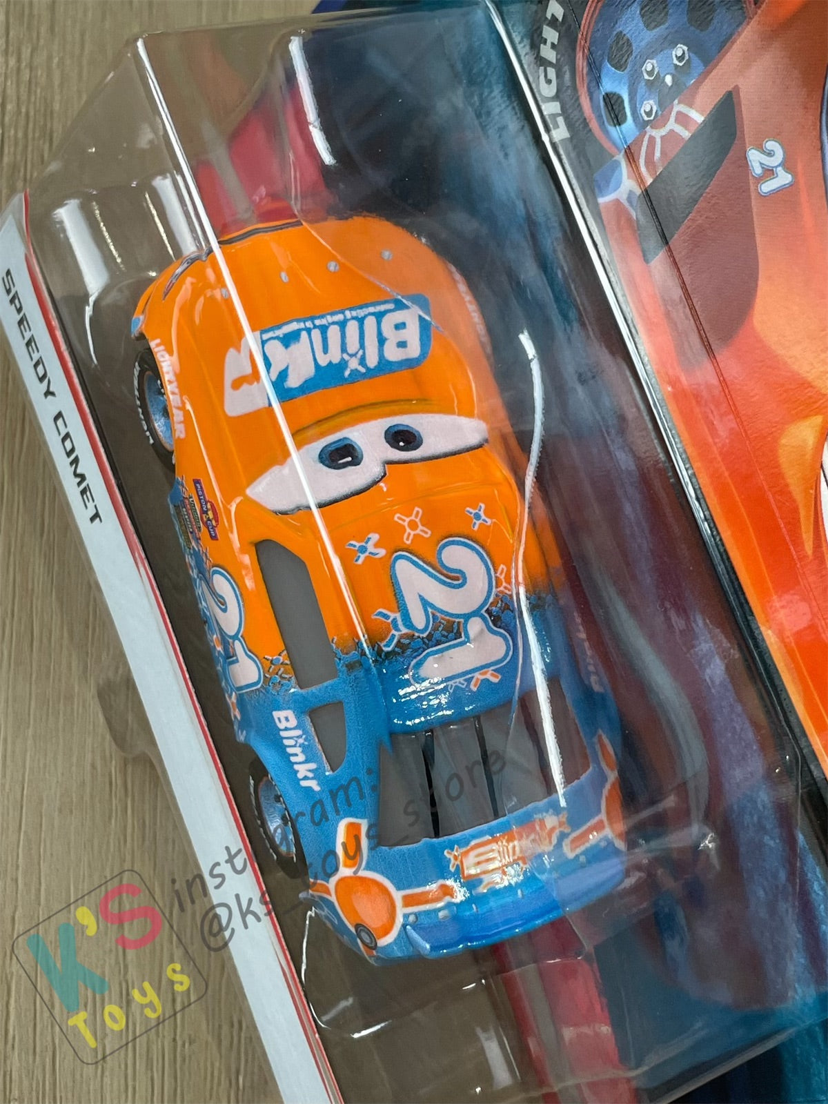 DISNEY PIXAR CARS BY MATTEL, SPEEDY COMET - PISTON CUP RACERS- BNIP