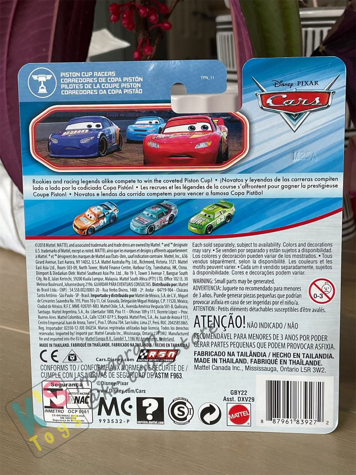 DISNEY PIXAR CARS BY MATTEL, SPEEDY COMET - PISTON CUP RACERS- BNIP