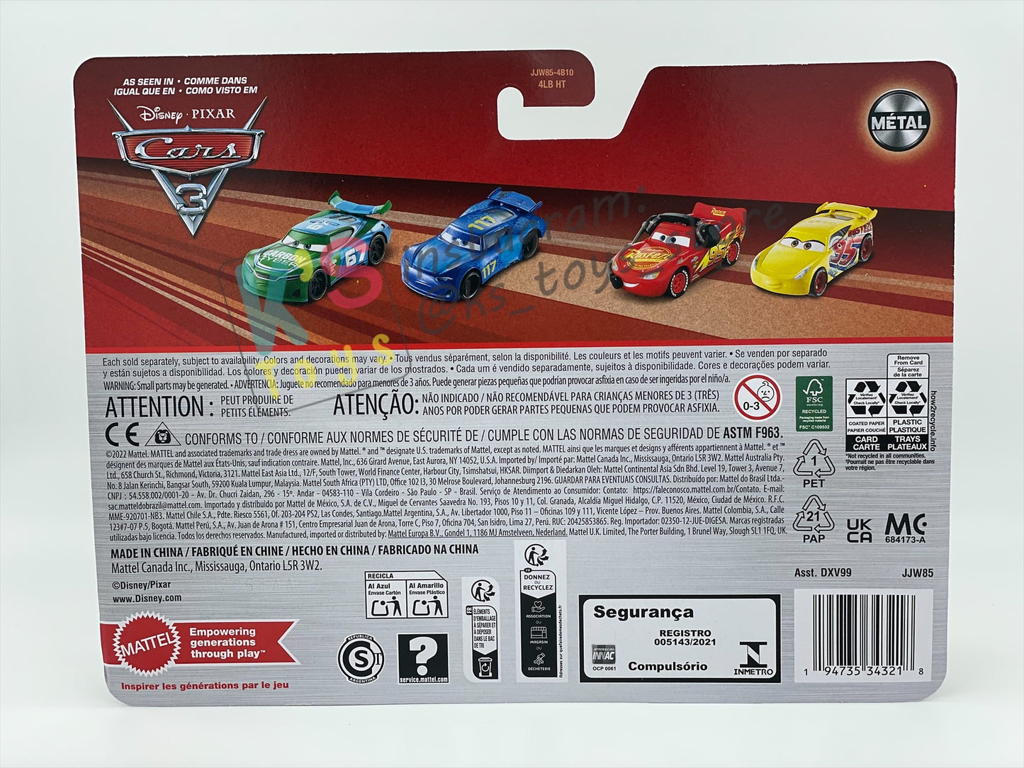 Disney Pixar Cars 1:55 by Mattel 2-Pack, HEADSET CREW CHIEF LIGHTNING MCQUEEN AND RUSTEZE CRUZ RAMIREZ - 2026 NEW RELEASE - BNIP