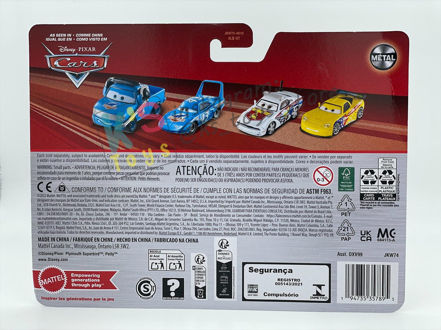 Disney Pixar Cars 1:55 by Mattel 2-Pack, RED AND GUIDO (FACIAL VARIANT) - 2026 NEW RELEASE - BNIP
