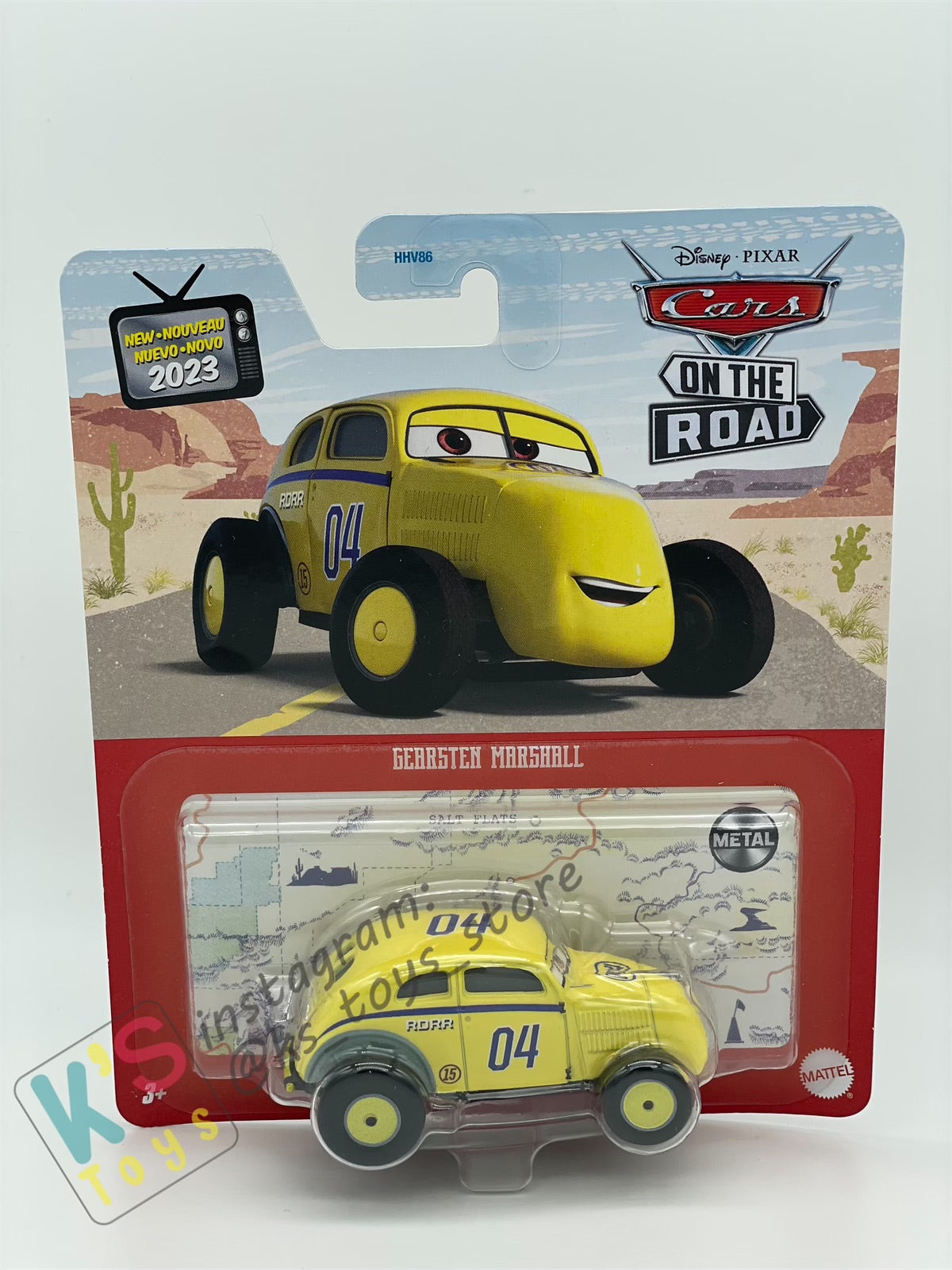 DISNEY PIXAR CARS BY MATTEL, GEARSTEN MARSHALL - 2023 NEW RELEASE - BNIP