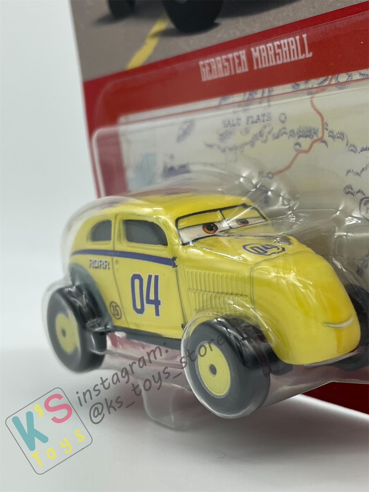 DISNEY PIXAR CARS BY MATTEL, GEARSTEN MARSHALL - 2023 NEW RELEASE - BNIP