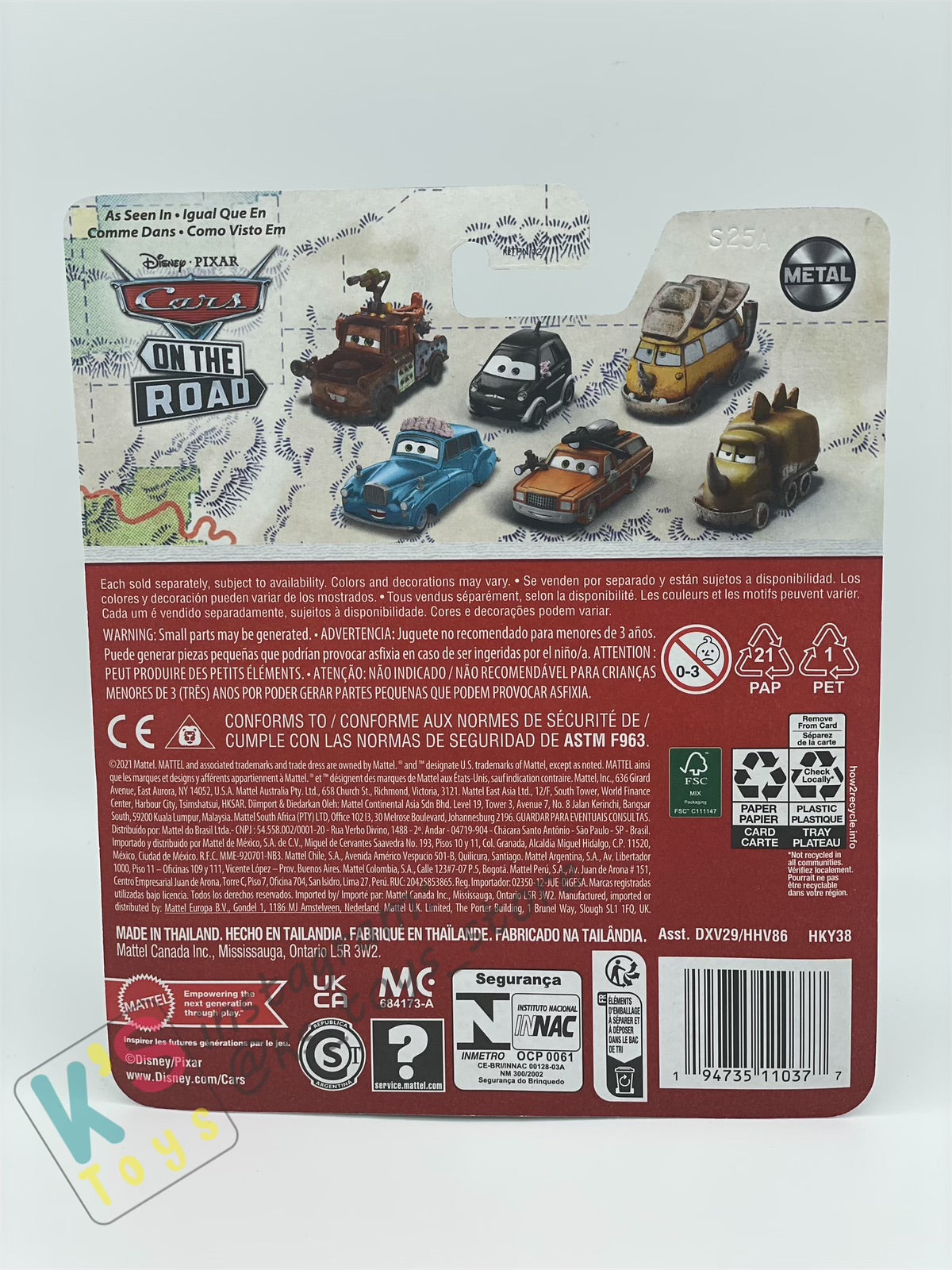DISNEY PIXAR CARS BY MATTEL, MALLORY KARHUT - 2023 NEW RELEASE - BNIP