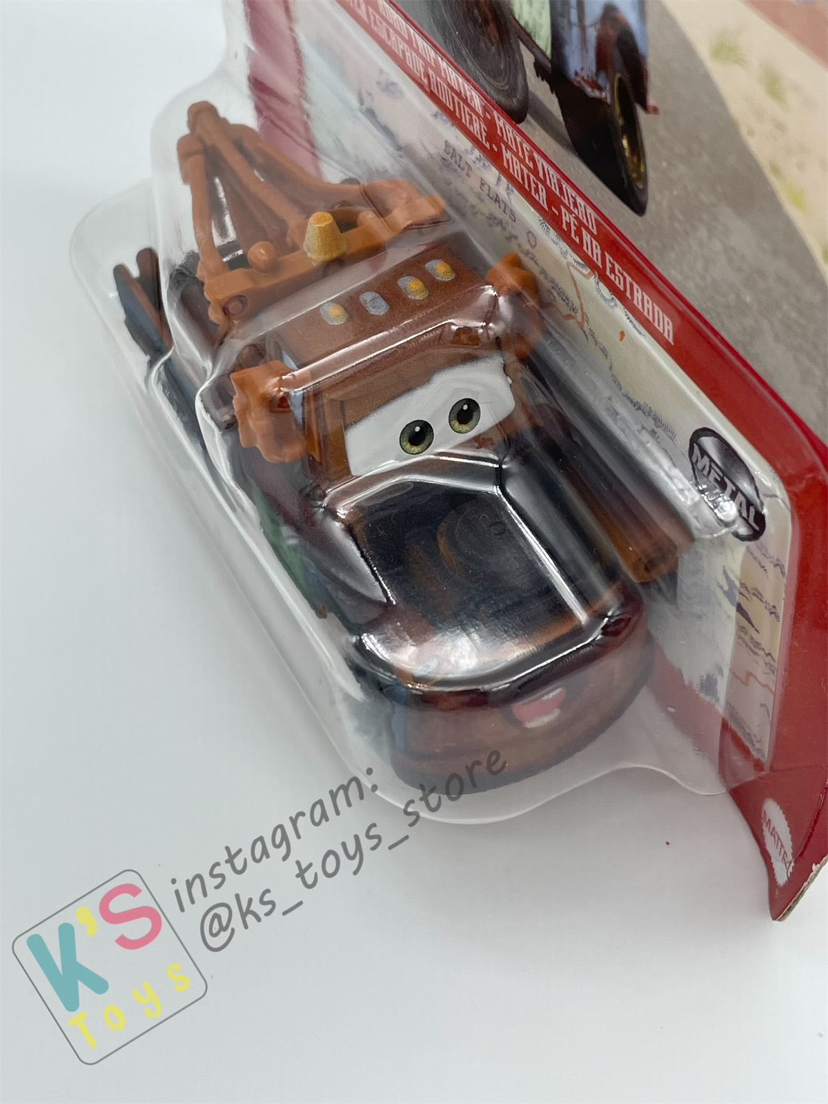 DISNEY PIXAR CARS BY MATTEL - "MATER" CARS ON THE ROAD 2023 NEW VARIANTS - BNIP
