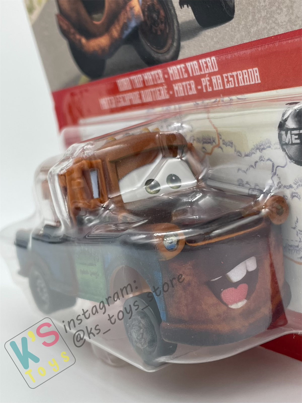 DISNEY PIXAR CARS BY MATTEL - "MATER" CARS ON THE ROAD 2023 NEW VARIANTS - BNIP