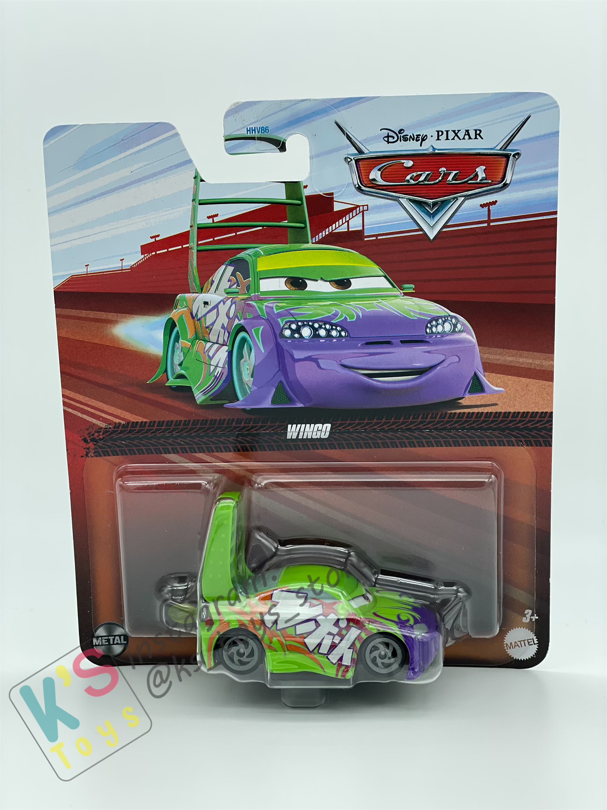 Disney Pixar Cars by MATTEL, WINGO WITH FLAMES - 2024 RELEASE - BNIP