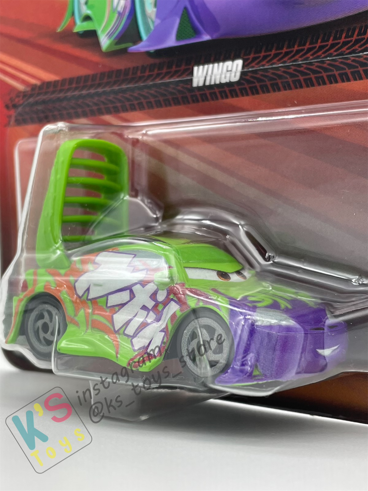 Disney Pixar Cars by MATTEL, WINGO WITH FLAMES - 2024 RELEASE - BNIP