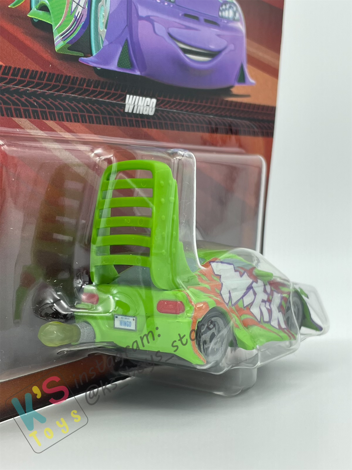 Disney Pixar Cars by MATTEL, WINGO WITH FLAMES - 2024 RELEASE - BNIP