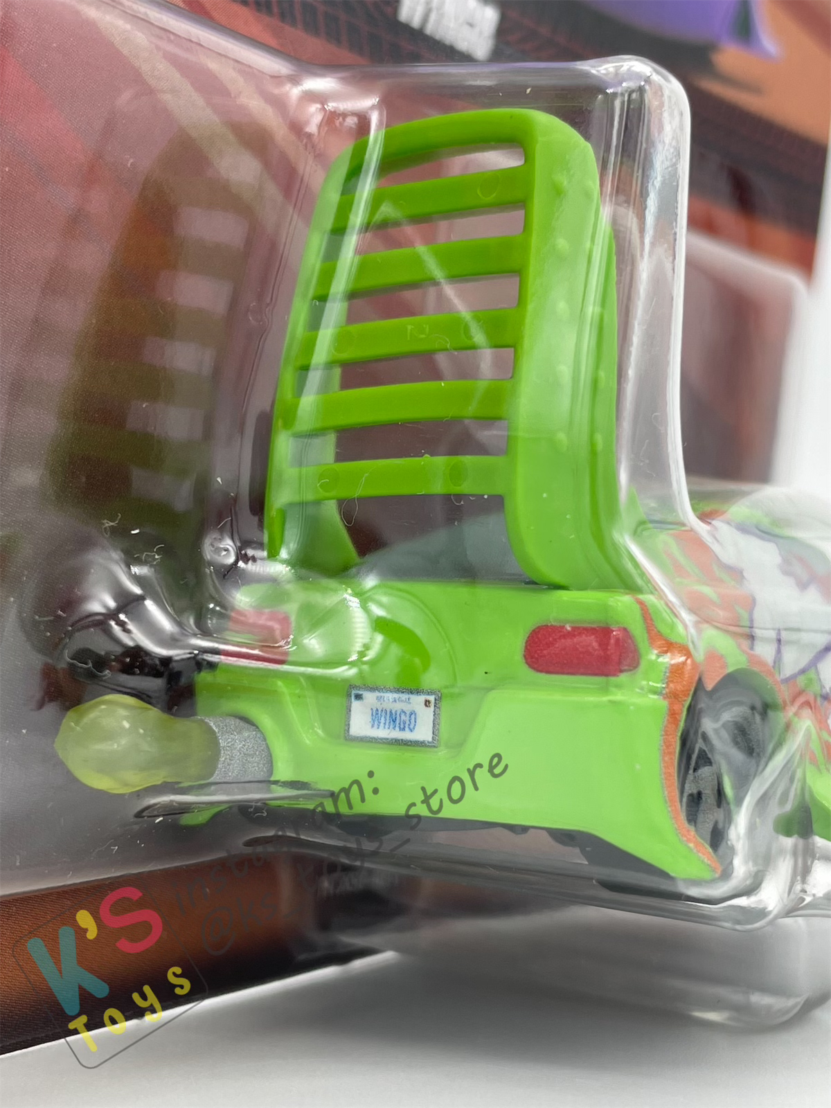 Disney Pixar Cars by MATTEL, WINGO WITH FLAMES - 2024 RELEASE - BNIP