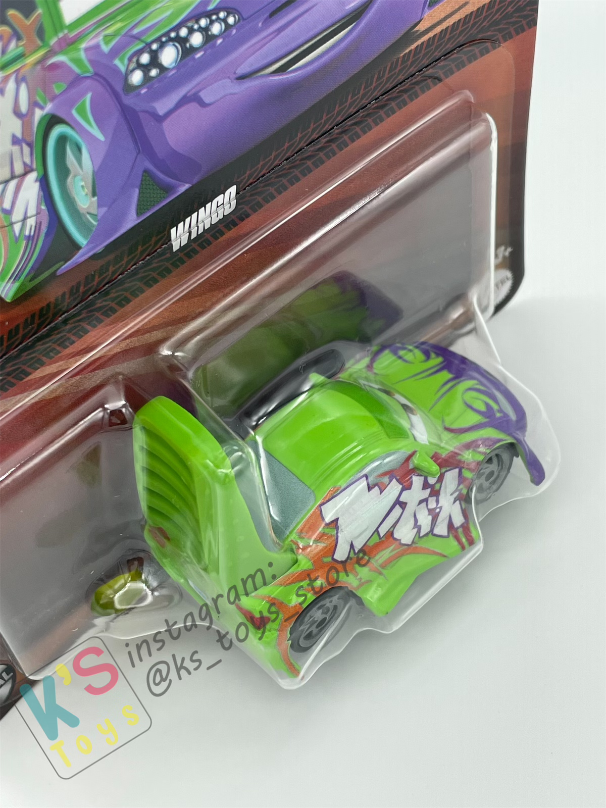 Disney Pixar Cars by MATTEL, WINGO WITH FLAMES - 2024 RELEASE - BNIP