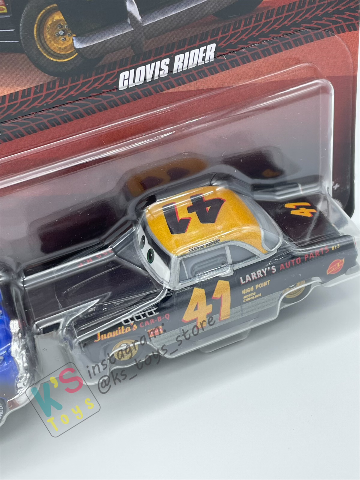 Disney Pixar Cars 1:55 by Mattel 2-Pack DIRT TRACK FABULOUS HUDSON HORNET AND CLOVIS RIDER - 2025 RELEASE - BNIP