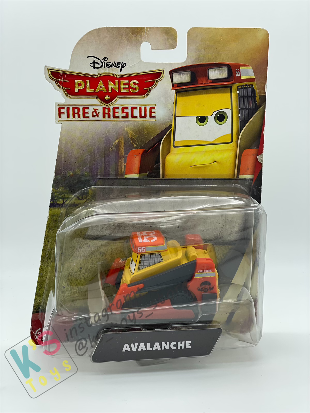 DELUXE DISNEY PLANES BY MATTEL, "AVALANCHE" FIRE & RESCUE SERIES - BNIP