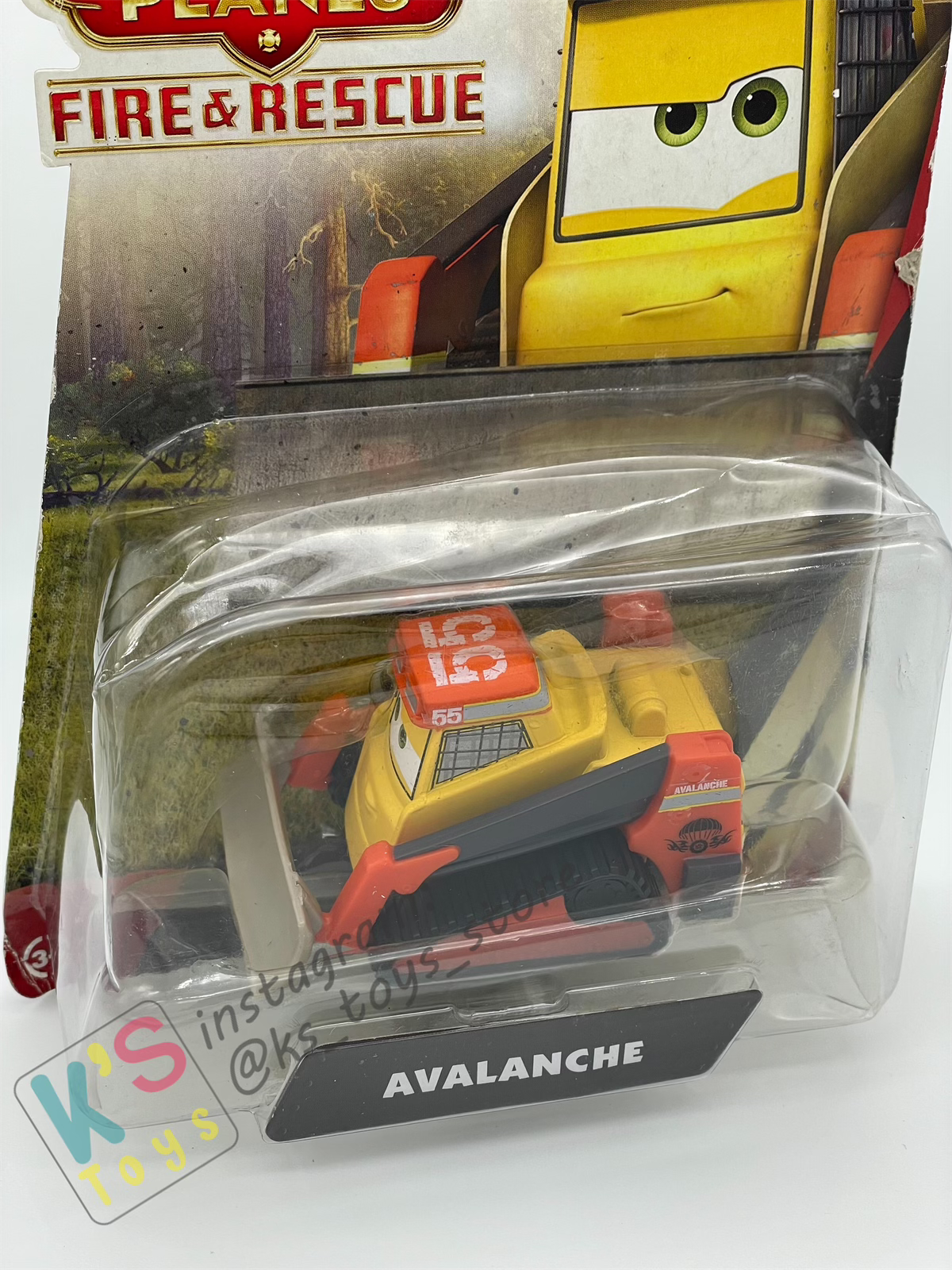 DELUXE DISNEY PLANES BY MATTEL, "AVALANCHE" FIRE & RESCUE SERIES - BNIP