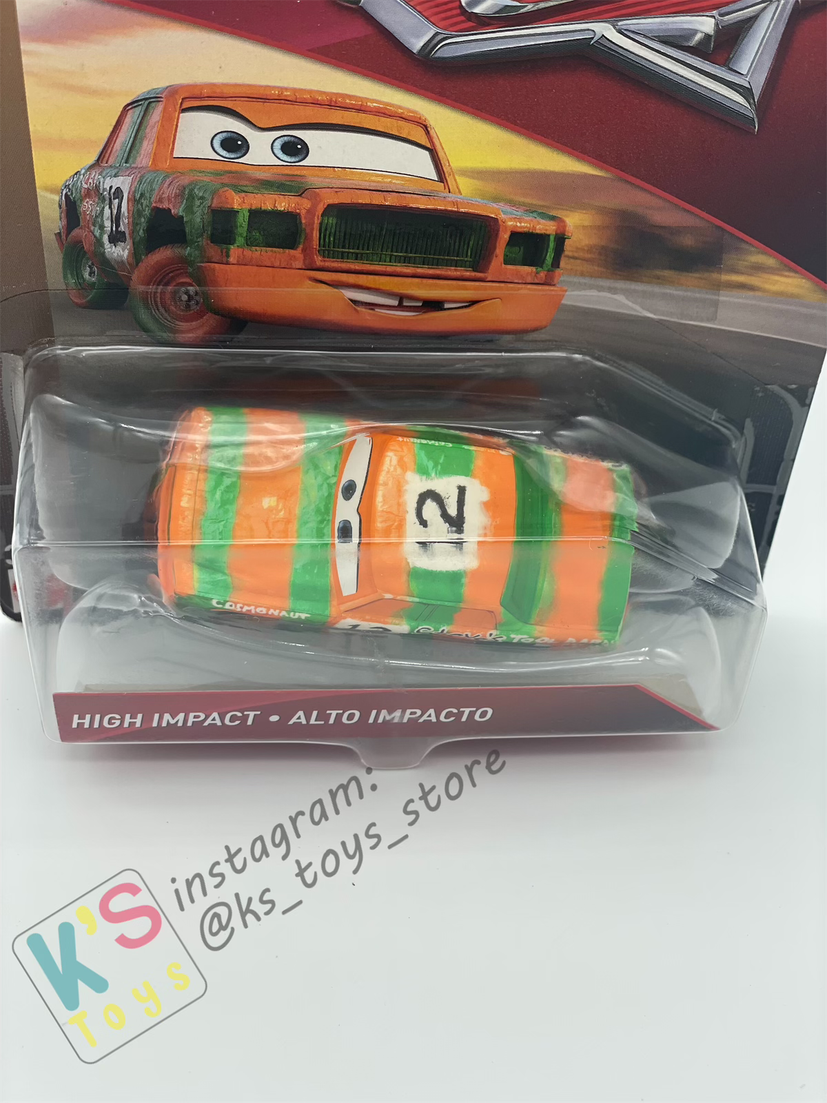 Disney Pixar Cars 1:55 by MATTEL, HIGH IMPACT, Thunder Hollows Cars 3 - BNIP