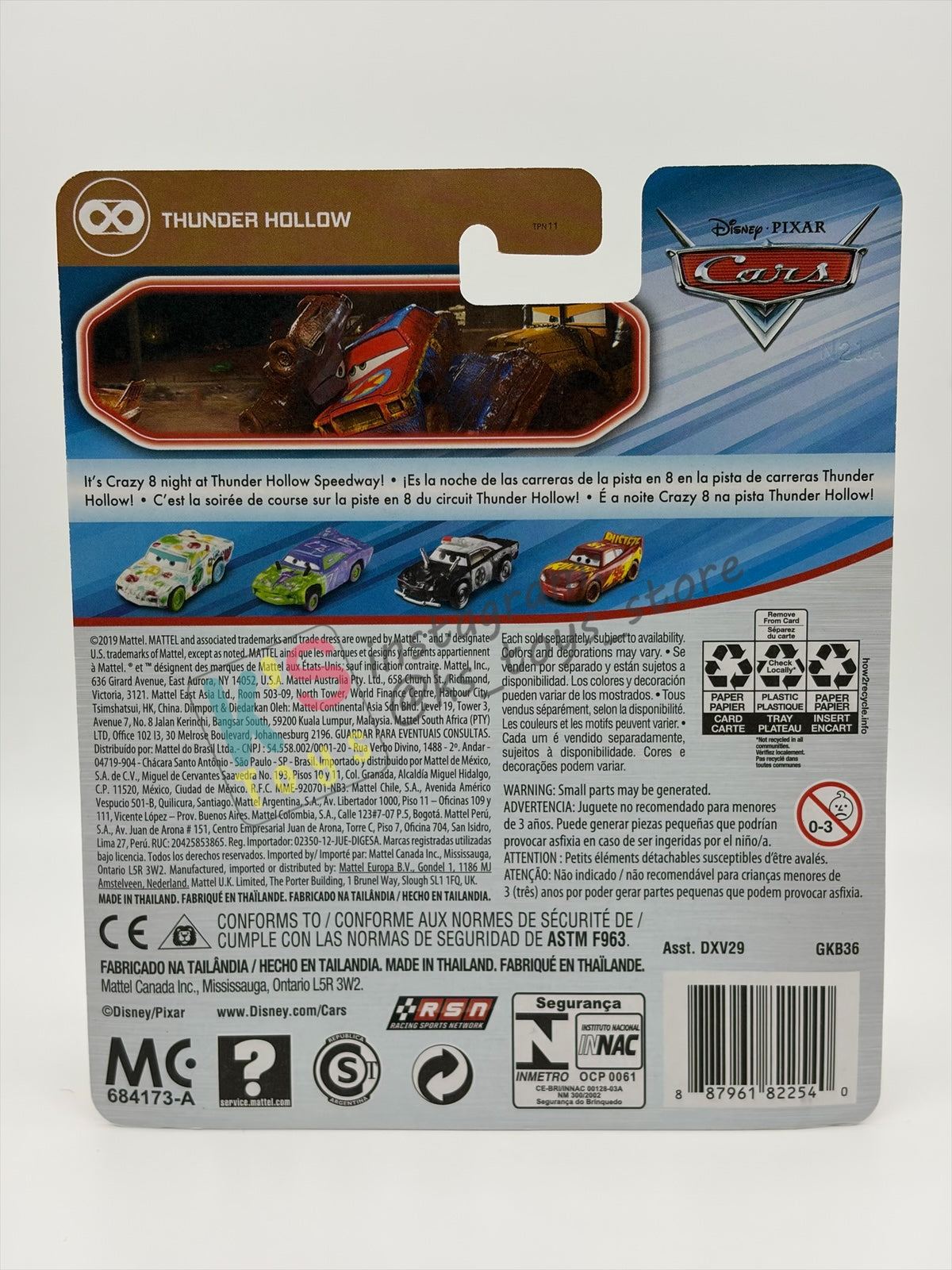 DISNEY PIXAR CARS 1:55 BY MATTEL - "AIRBORNE" - THAILAND RELEASED CARS 3, THUNDER HOLLOWS SERIES - BNIP