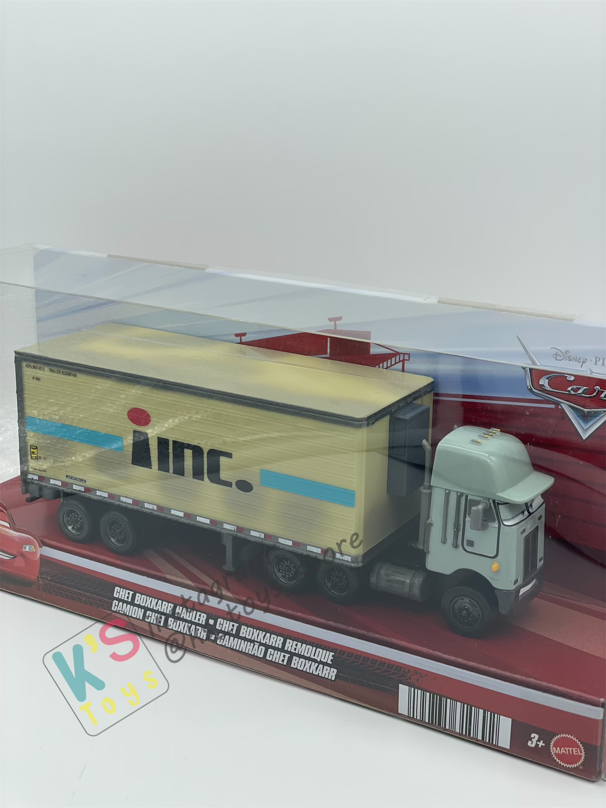 HAULER DISNEY PIXAR CARS BY MATTEL, CHET BOXKARR - 2025 RE-RELEASED - BNIP