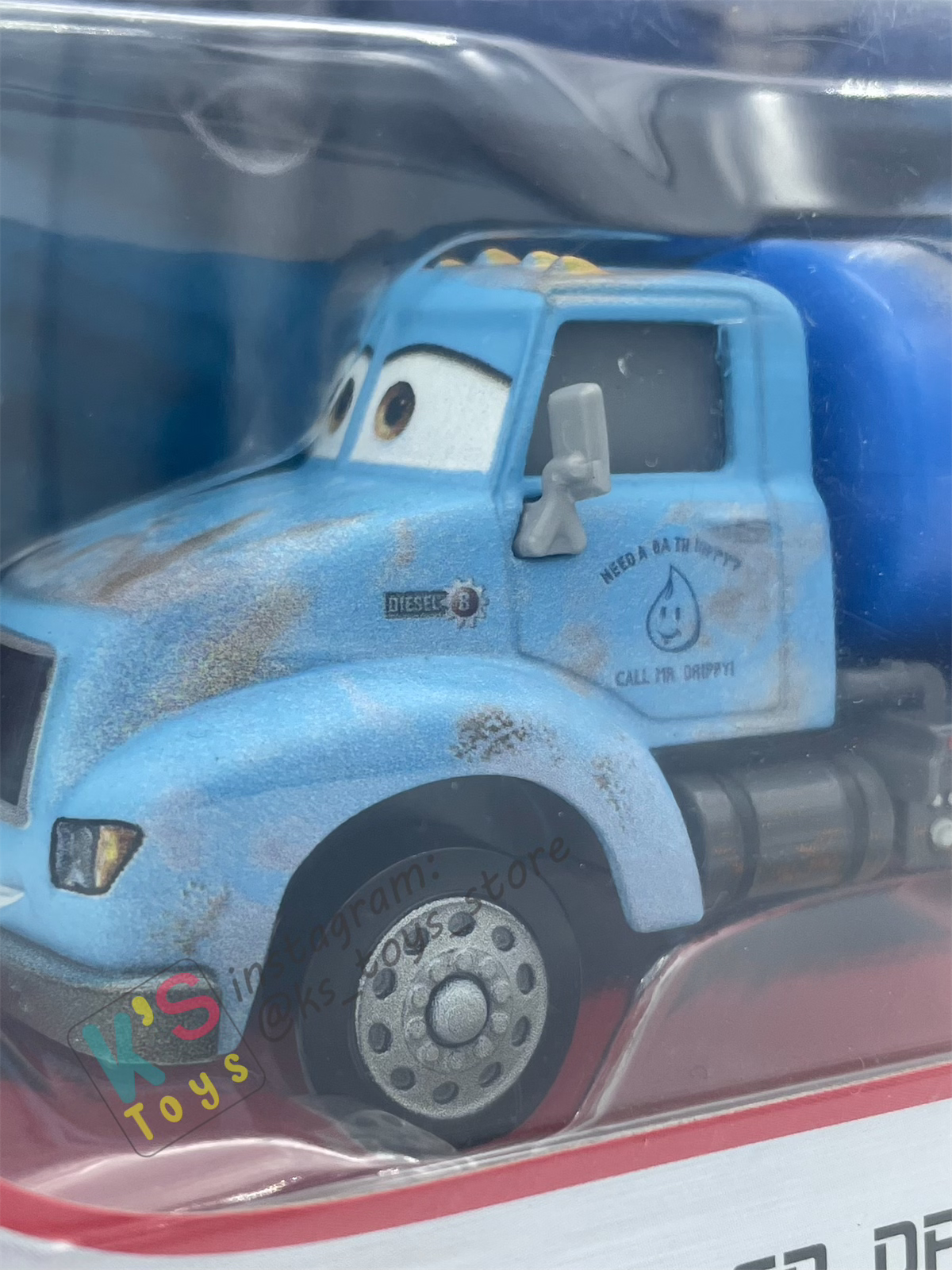 DELUXE DISNEY PIXAR CARS "MR. DRIPPY" THUNDER HOLLOWS SERIES - BNIP *PACKAGING NOT IN MINT CONDITION!