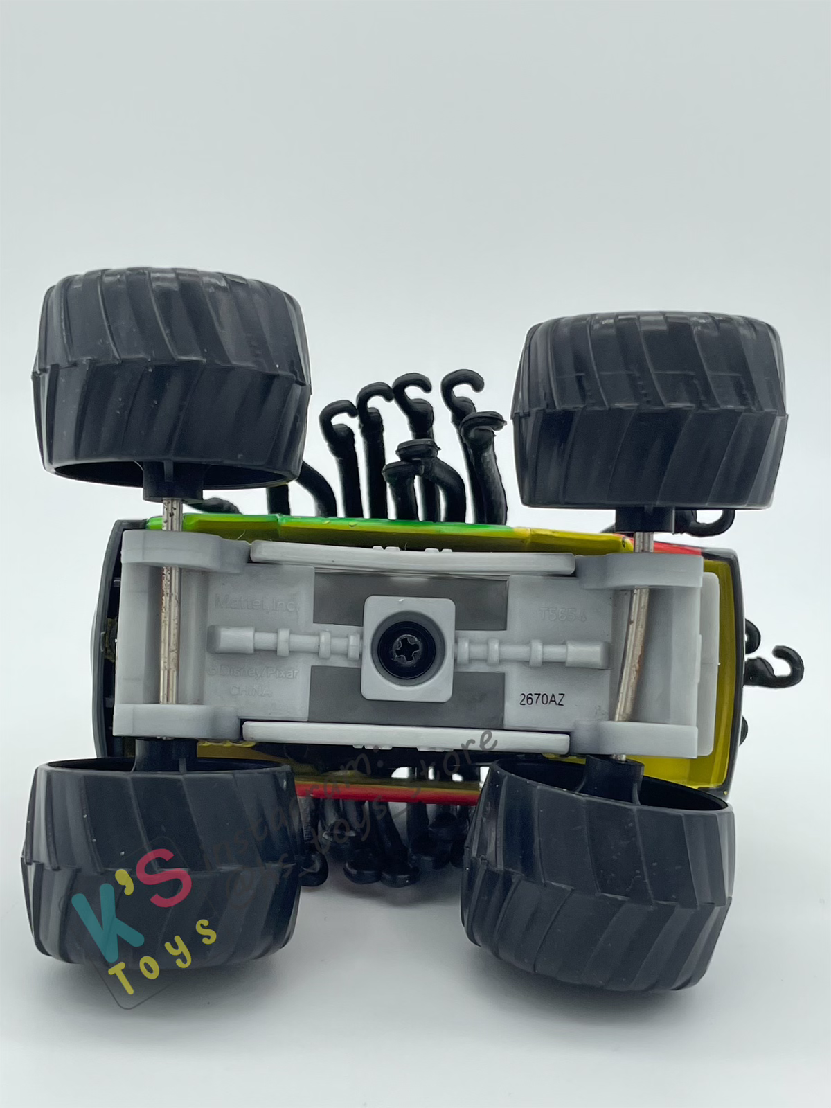 PRE-OWNED / LOOSE DISNEY PIXAR CARS - "RASTA CARIAN" - MONSTER TRUCK MATER SERIES - DISPLAYED CONDITION