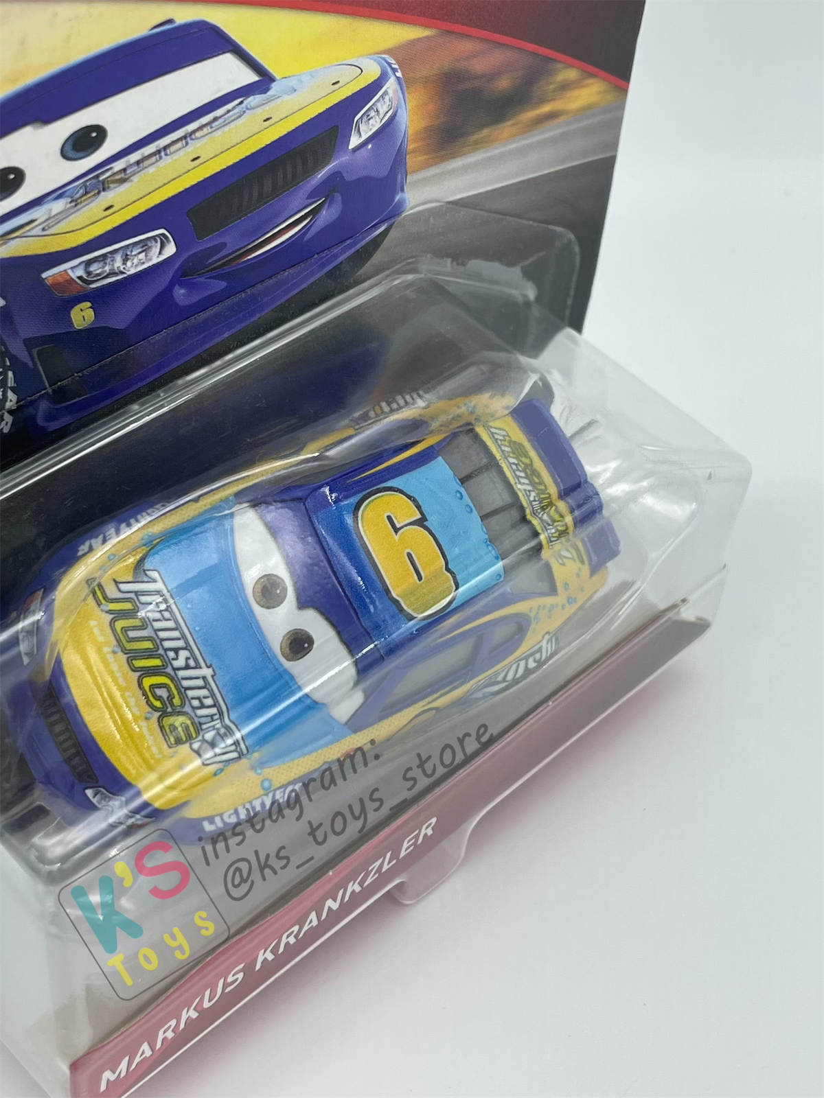 DISNEY PIXAR CARS "MARKUS KRANKZLER" PISTON CUP RACERS SERIES - BNIP