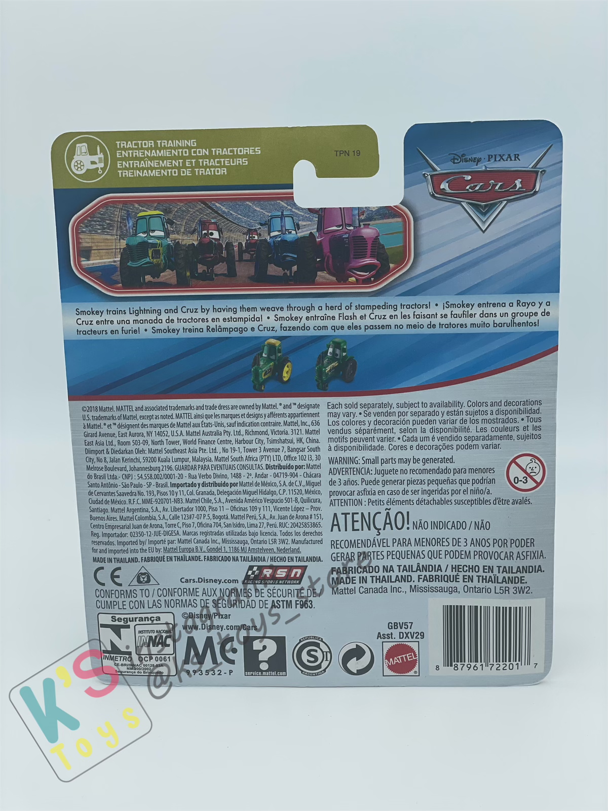 Bundle of 10 "Tractors" Disney Pixar Cars by Mattel - BNIP