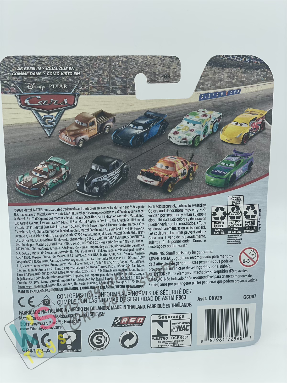 Bundle of 10 "Tractors" Disney Pixar Cars by Mattel - BNIP
