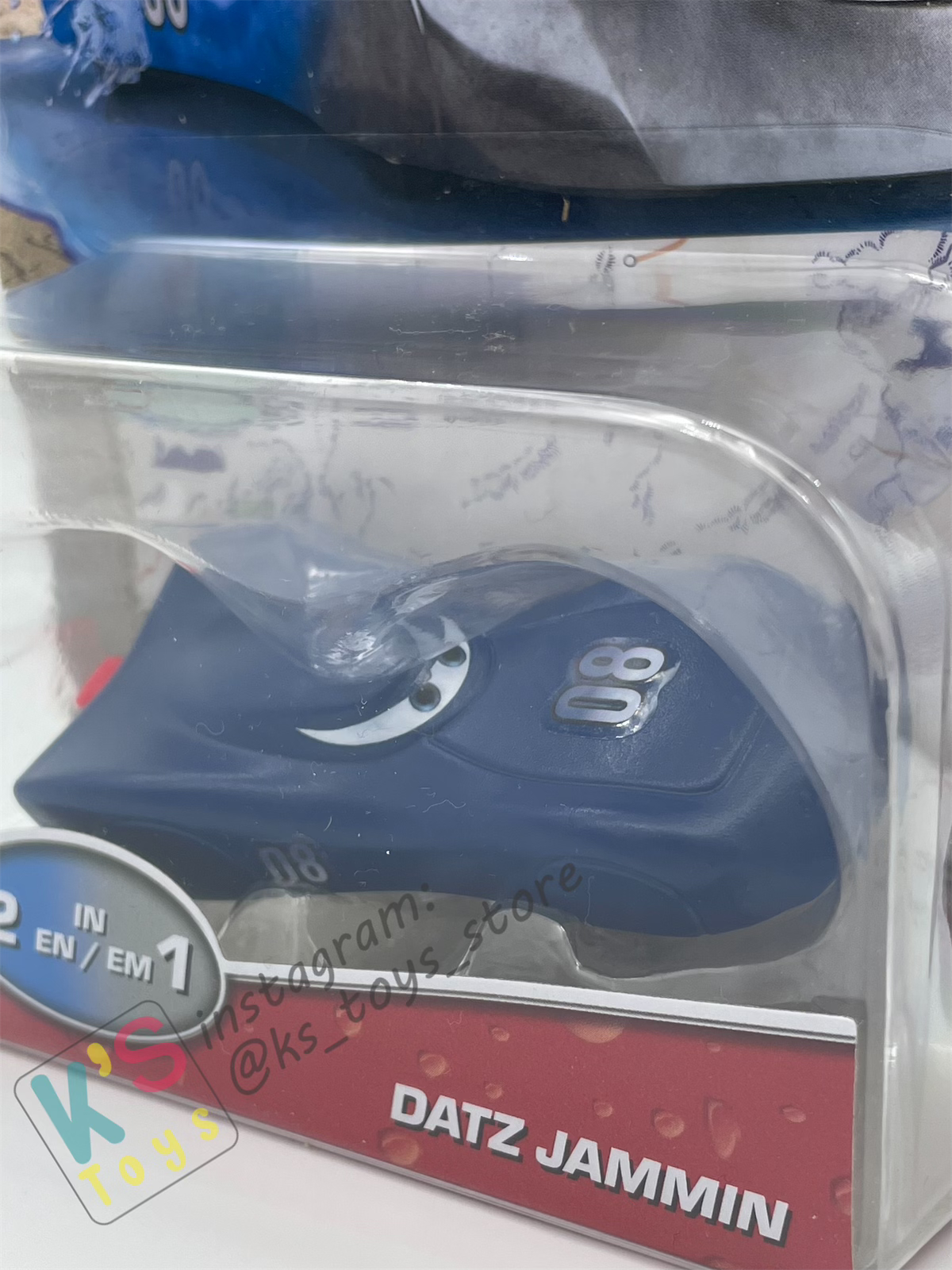 COLOR CHANGERS Disney Pixar Cars by MATTEL, DATZ JAMMIN (DARK BLUE/GREY) - 2023 RELEASE - BNIP