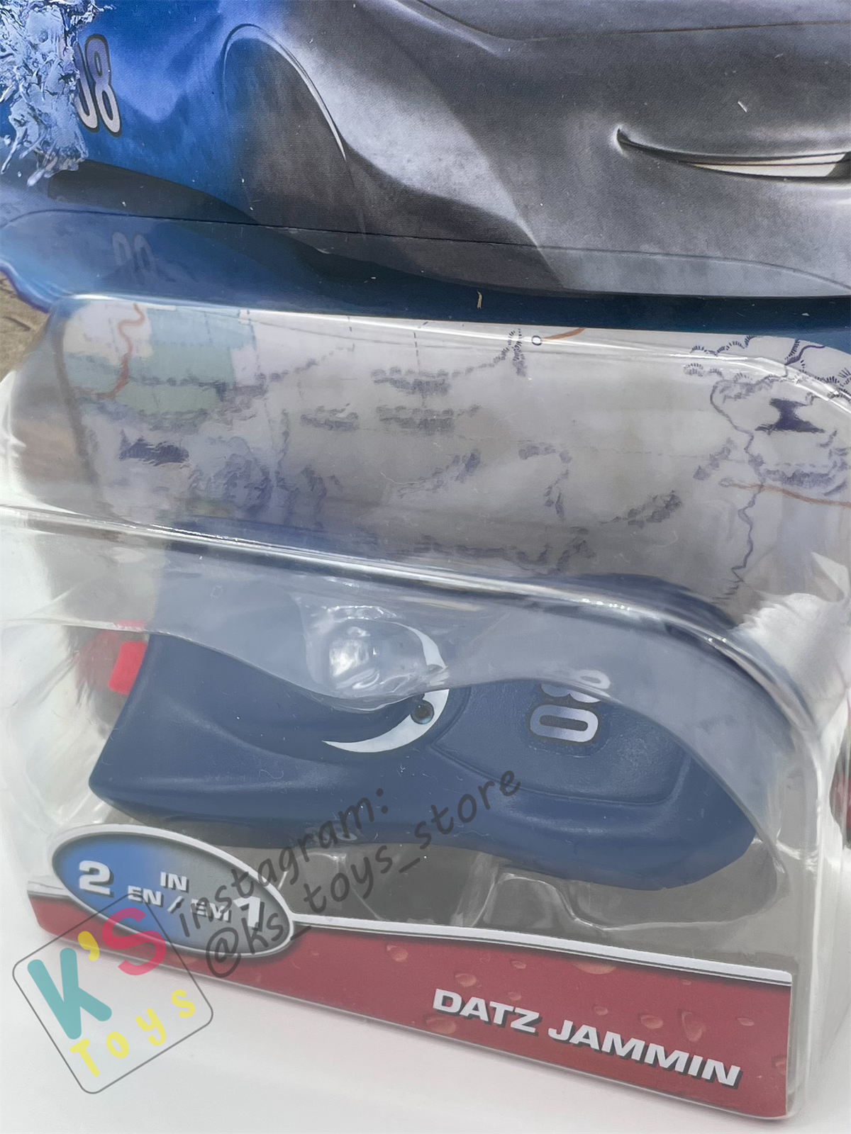COLOR CHANGERS Disney Pixar Cars by MATTEL, DATZ JAMMIN (DARK BLUE/GREY) - 2023 RELEASE - BNIP