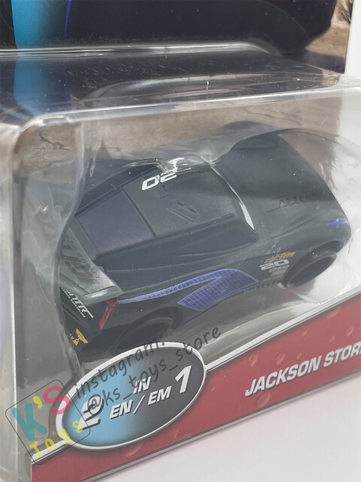 COLOR CHANGERS Disney Pixar Cars by MATTEL, JACKSON STORM (BLUE/BLACK) - 2023 RELEASE - BNIP