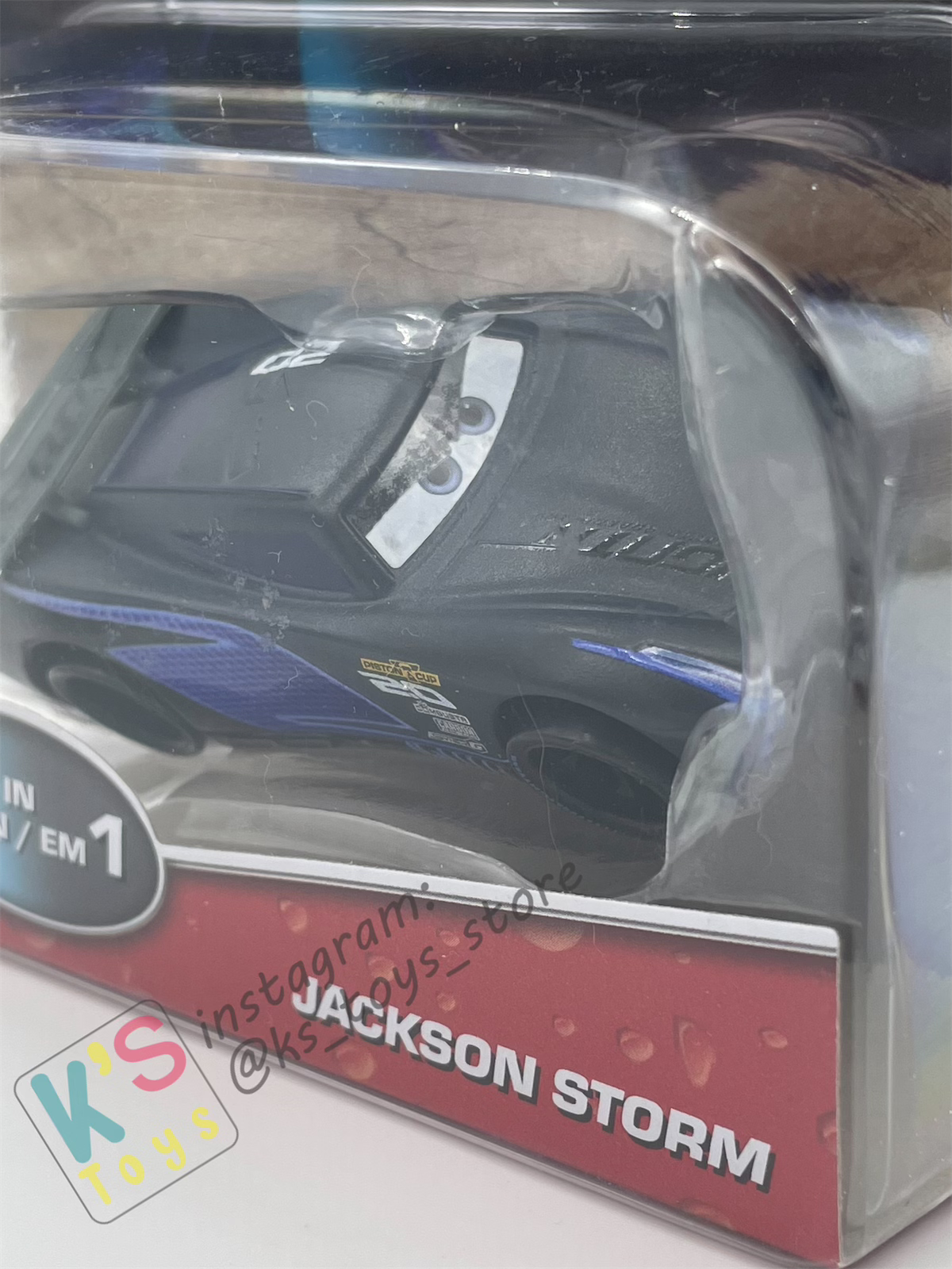 COLOR CHANGERS Disney Pixar Cars by MATTEL, JACKSON STORM (BLUE/BLACK) - 2023 RELEASE - BNIP