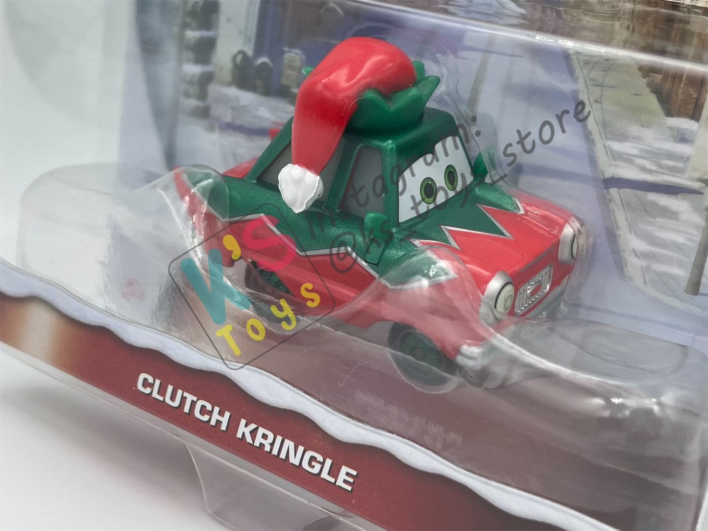 Winter Series CLUTCH KRINGLE Die Cast 1:55 Disney Pixar Cars by Mattel, BNIP