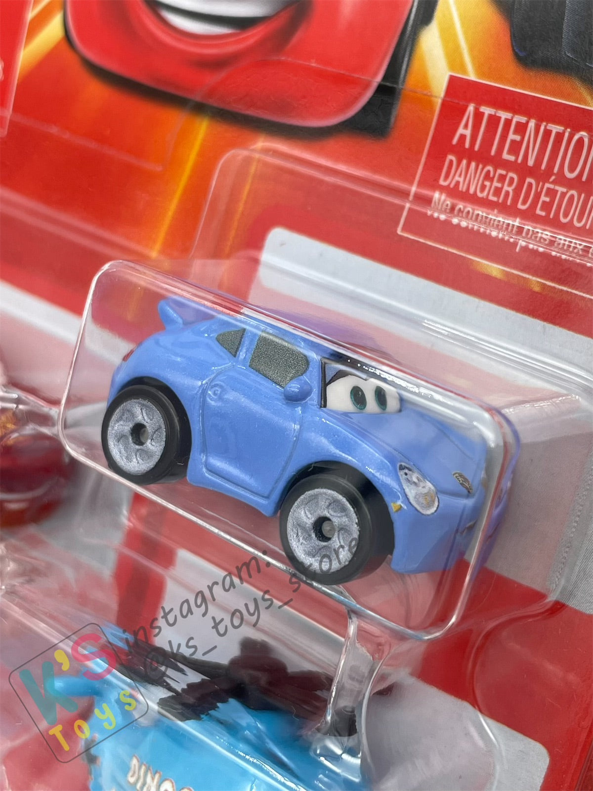 MINI RACERS DISNEY PIXAR CARS 3-PACK DIRT TRACK RADIATOR LIGHTNING MCQUEEN, ROTOR TURBOSKY, AND SALLY - BNIP