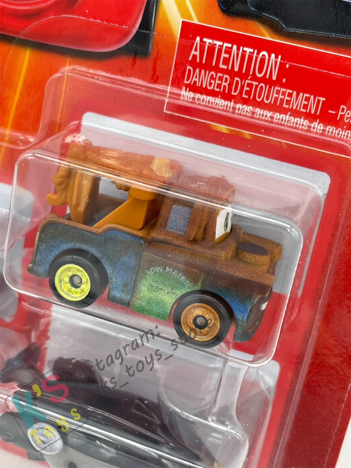 MINI RACERS DISNEY PIXAR CARS 3-PACK FINN MCMISSILE, MATER, AND SIDDELEY - BNIP