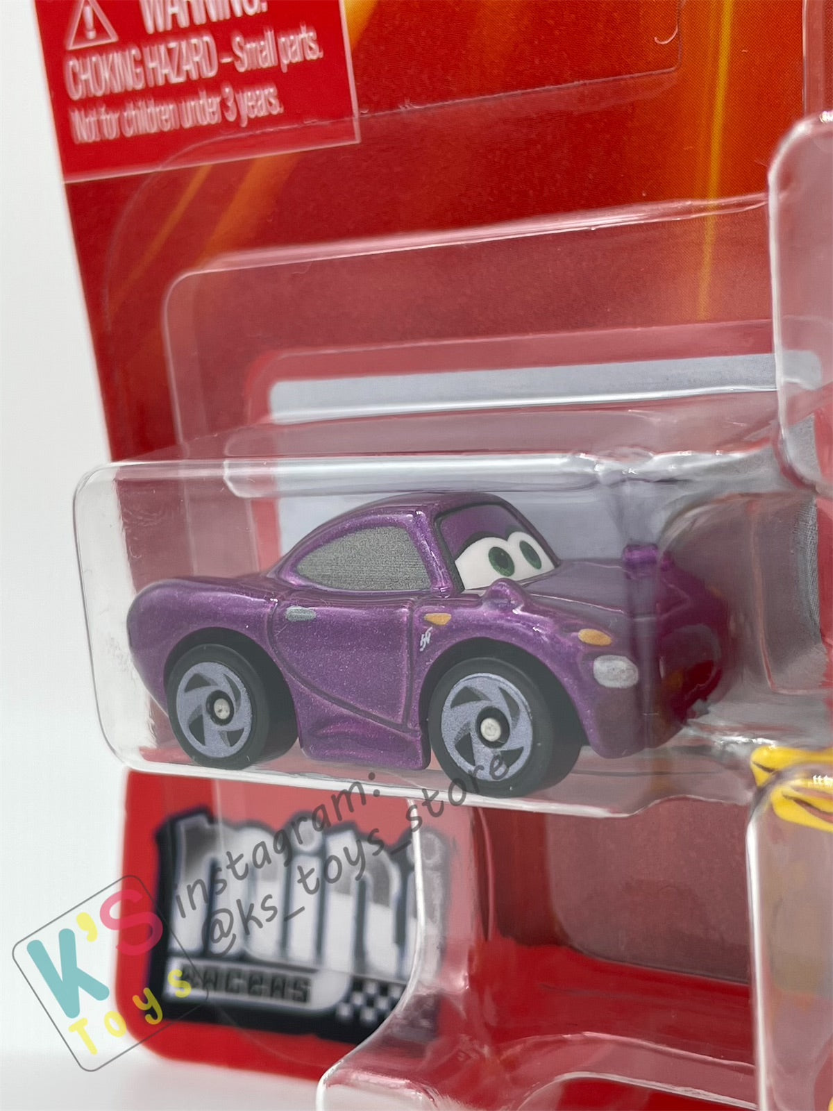 MINI RACERS DISNEY PIXAR CARS 3-PACK HOLLEY SHIFTWELL, LIGHTNING MCQUEEN WITH RACING WHEELS, AND HOT ROD MATER (FUNNY MATER) - BNIP