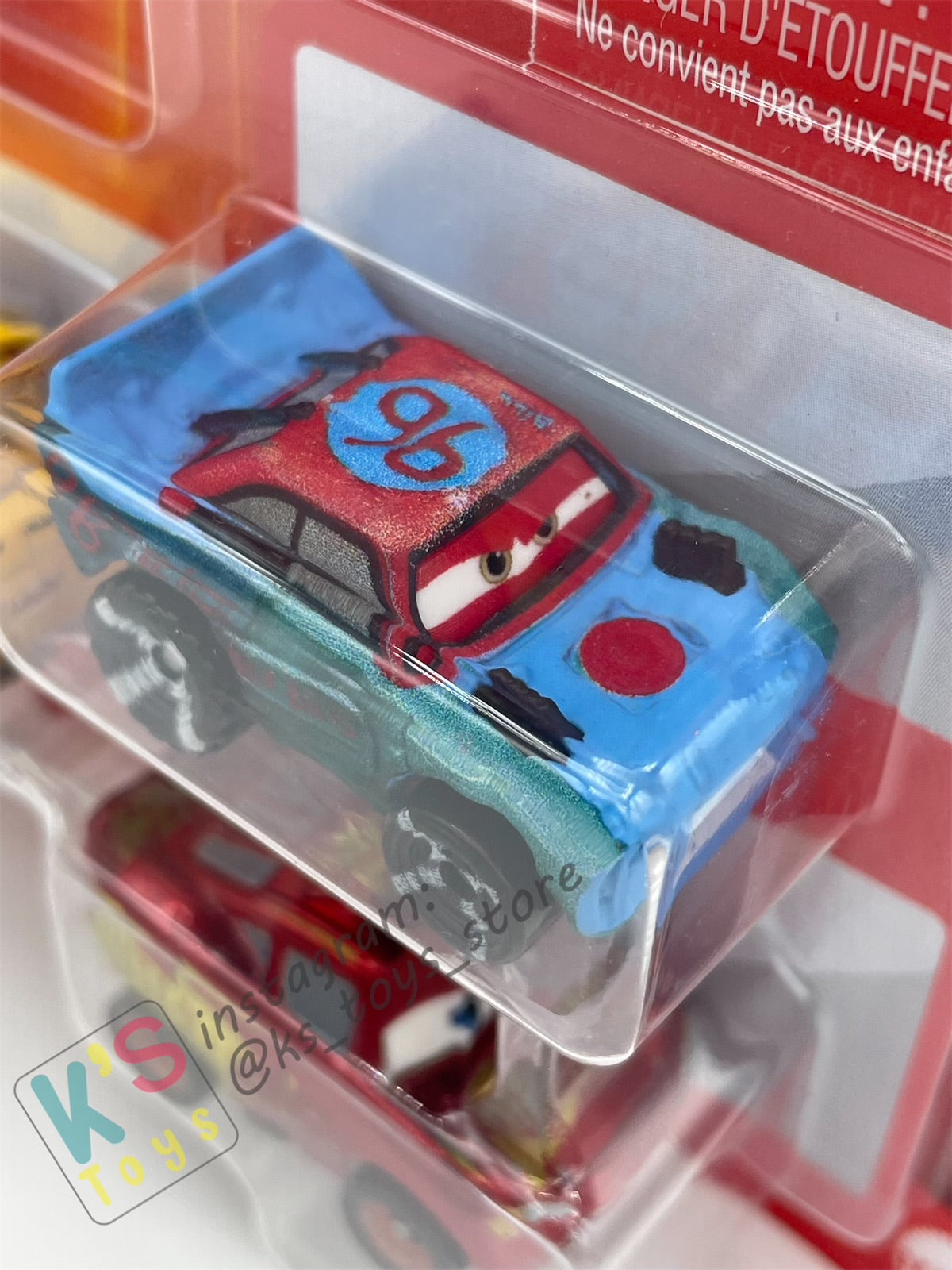 MINI RACERS DISNEY PIXAR CARS 3-PACK MISS FRITTER, RUSTEZE RACING CENTER LIGHTNING MCQUEEN, AND FISHTAIL - BNIP