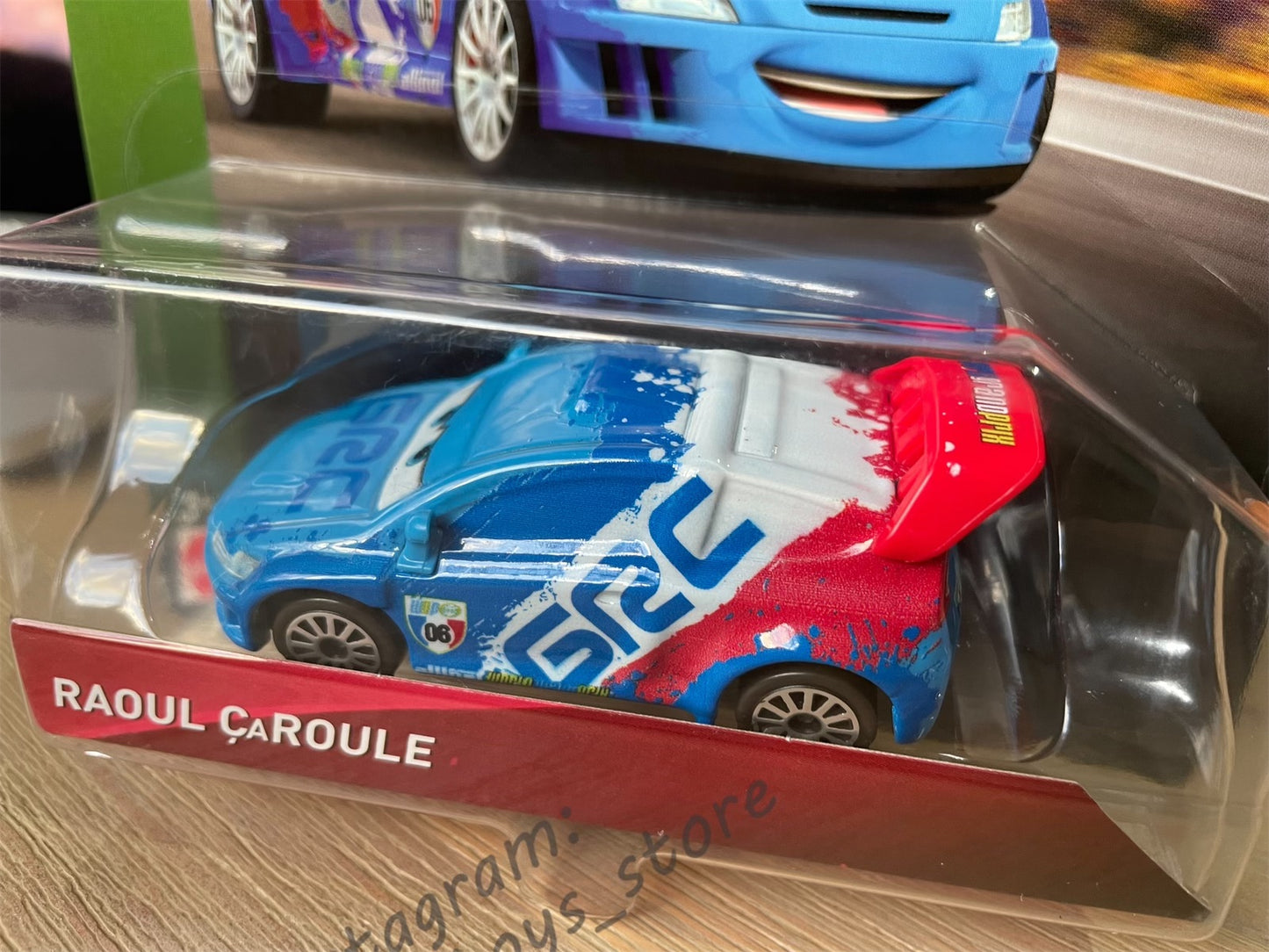 DISNEY PIXAR CARS BY MATTEL, RAOUL CAROULE - WGP SERIES - BNIP