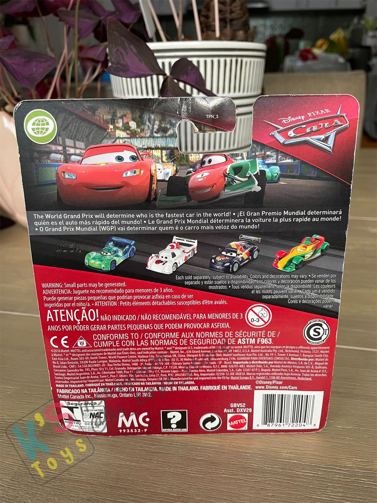 DISNEY PIXAR CARS BY MATTEL, RAOUL CAROULE - WGP SERIES - BNIP