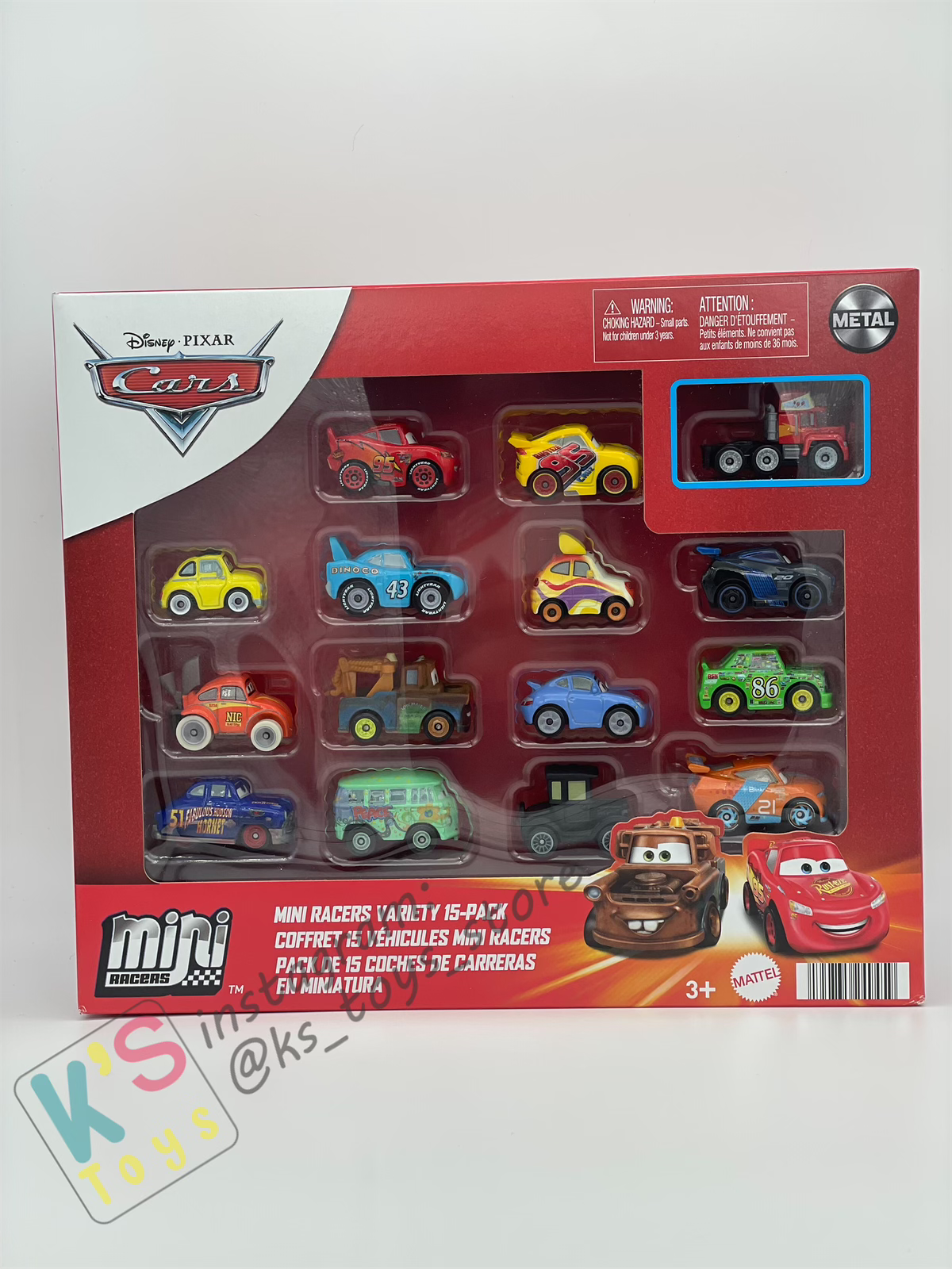 MINI RACERS DISNEY PIXAR CARS 15 PACK JOCKO FLOCKO MACK BNIP K s Toys Store