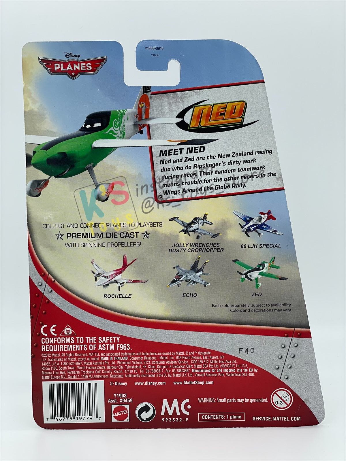 DISNEY PLANES BY MATTEL - NED - BNIP