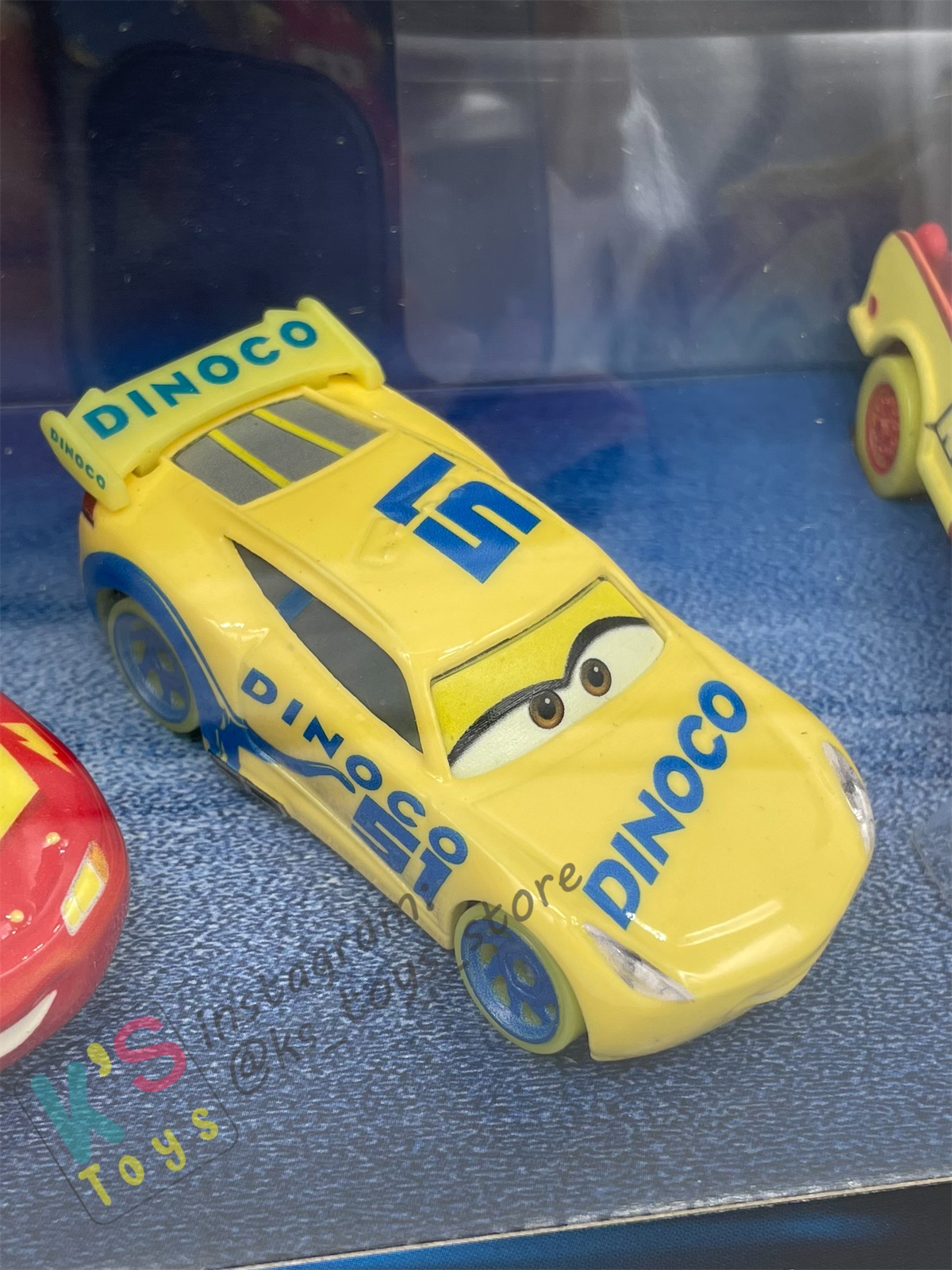 GIFT SET GLOW RACERS Disney Pixar Cars by MATTEL, 4-PACK GLOW RACERS PACK; MATER, DINOCO CRUZ RAMIREZ, LIGHTNING MCQUEEN AND WILL RUSCH - NEW RELEASE 2023 - BNIP