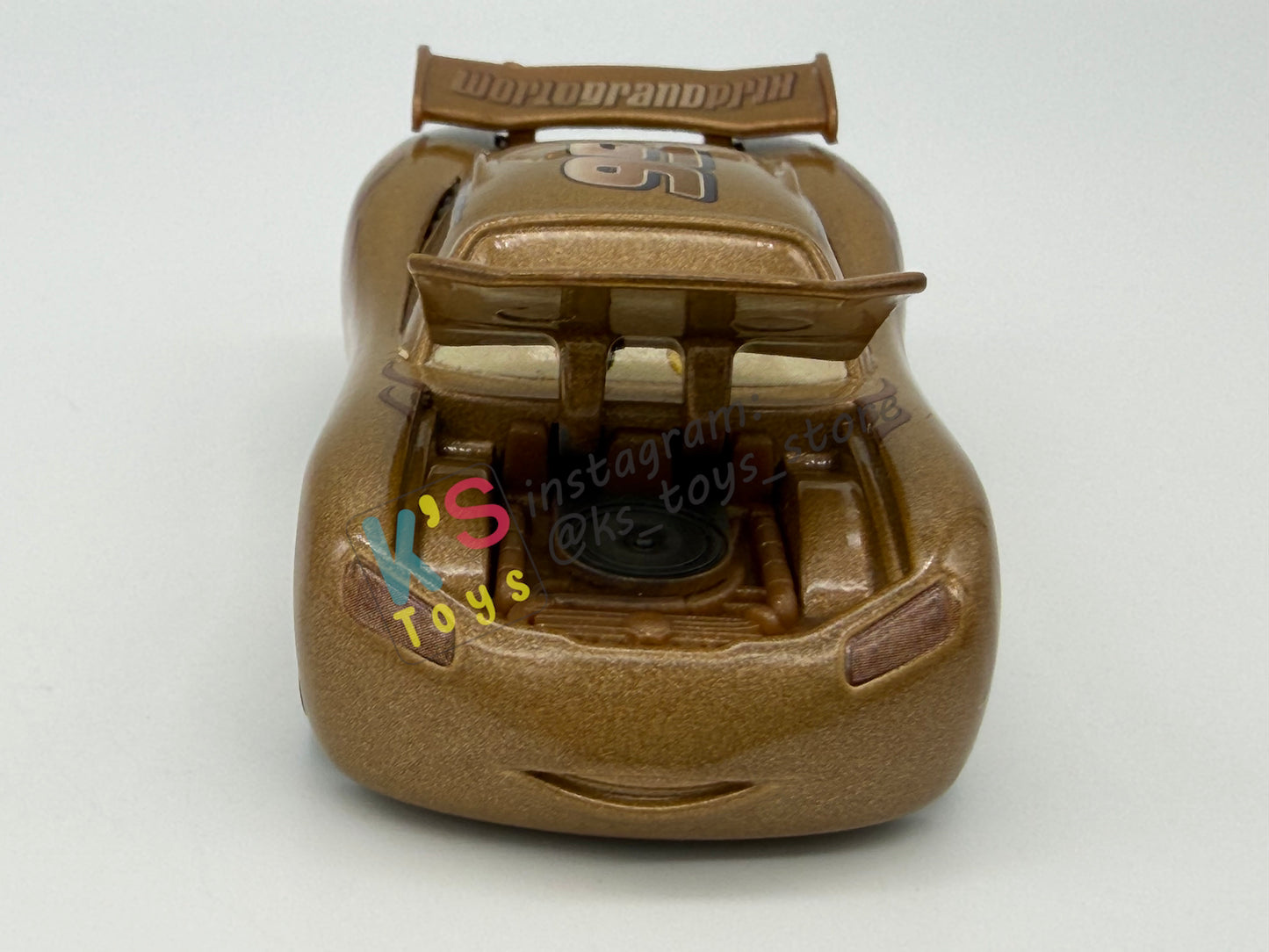 PRE-OWNED / LOOSE DISNEY PIXAR CARS 1:55 BY MATTEL - "TIME TRAVEL LIGHTNING MCQUEEN" RADIATOR SPRINGS BEGINNING GIFT PACK SERIES - IN MINT CONDITION