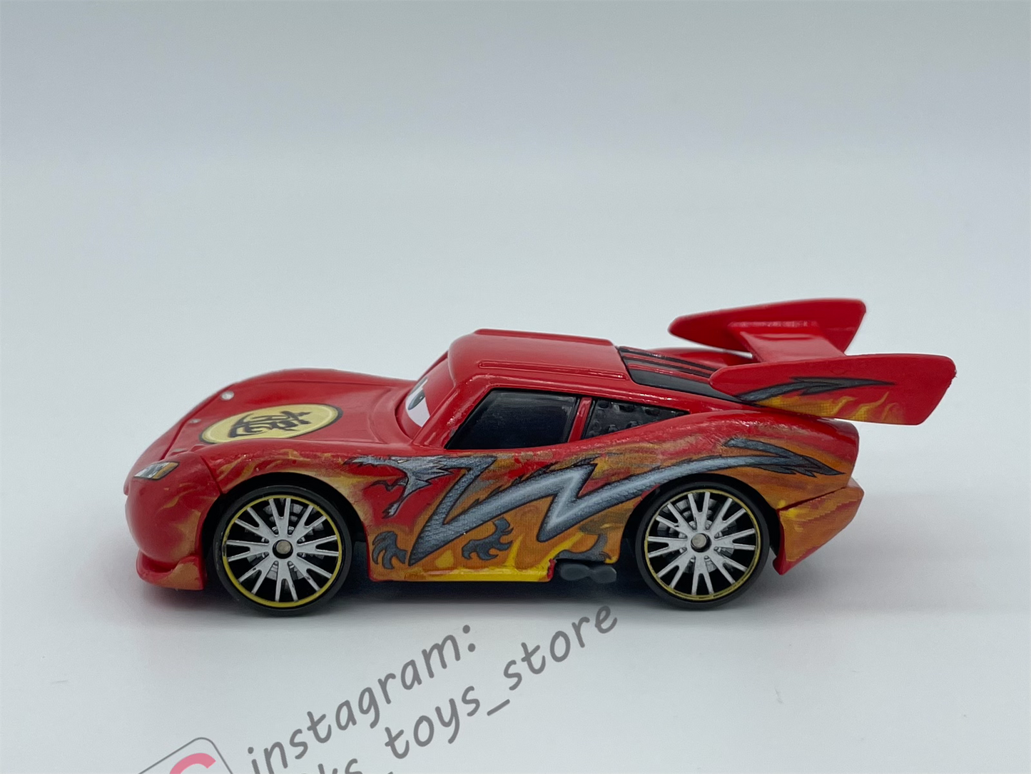 PRE-OWNED / LOOSE DISNEY PIXAR CARS - "DRAGON LIGHTNING MCQUEEN" - CARS, TOKYO MATER SERIES - DISPLAYED CONDITION