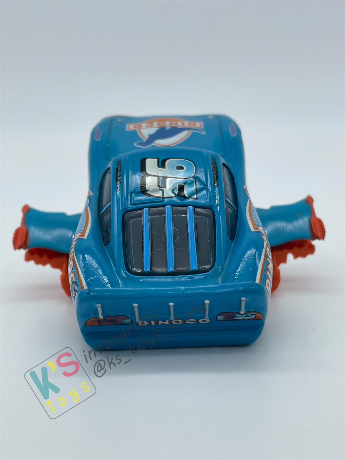 PRE-OWNED / LOOSE DISNEY PIXAR CARS - "LIGHTNING STORM LIGHTNING MCQUEEN" - CARS, DINOCO - DISPLAYED CONDITION