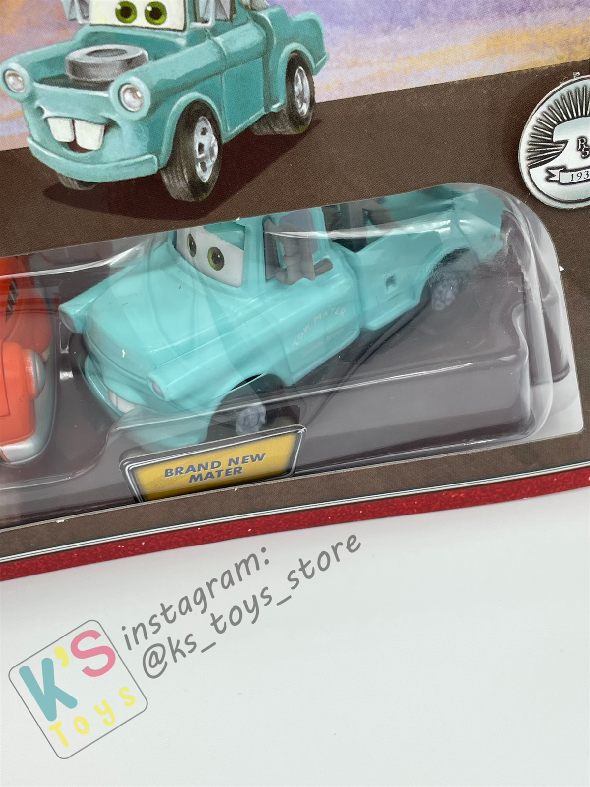 STORY TELLERS DISNEY PIXAR CARS - BUBBA AND BRAND NEW MATER 2PACK - BNIP
