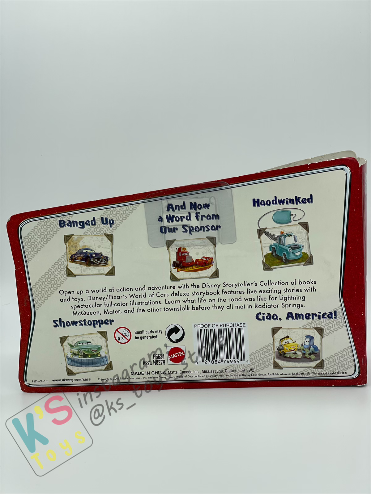 STORY TELLERS DISNEY PIXAR CARS - BUBBA AND BRAND NEW MATER 2PACK - BNIP