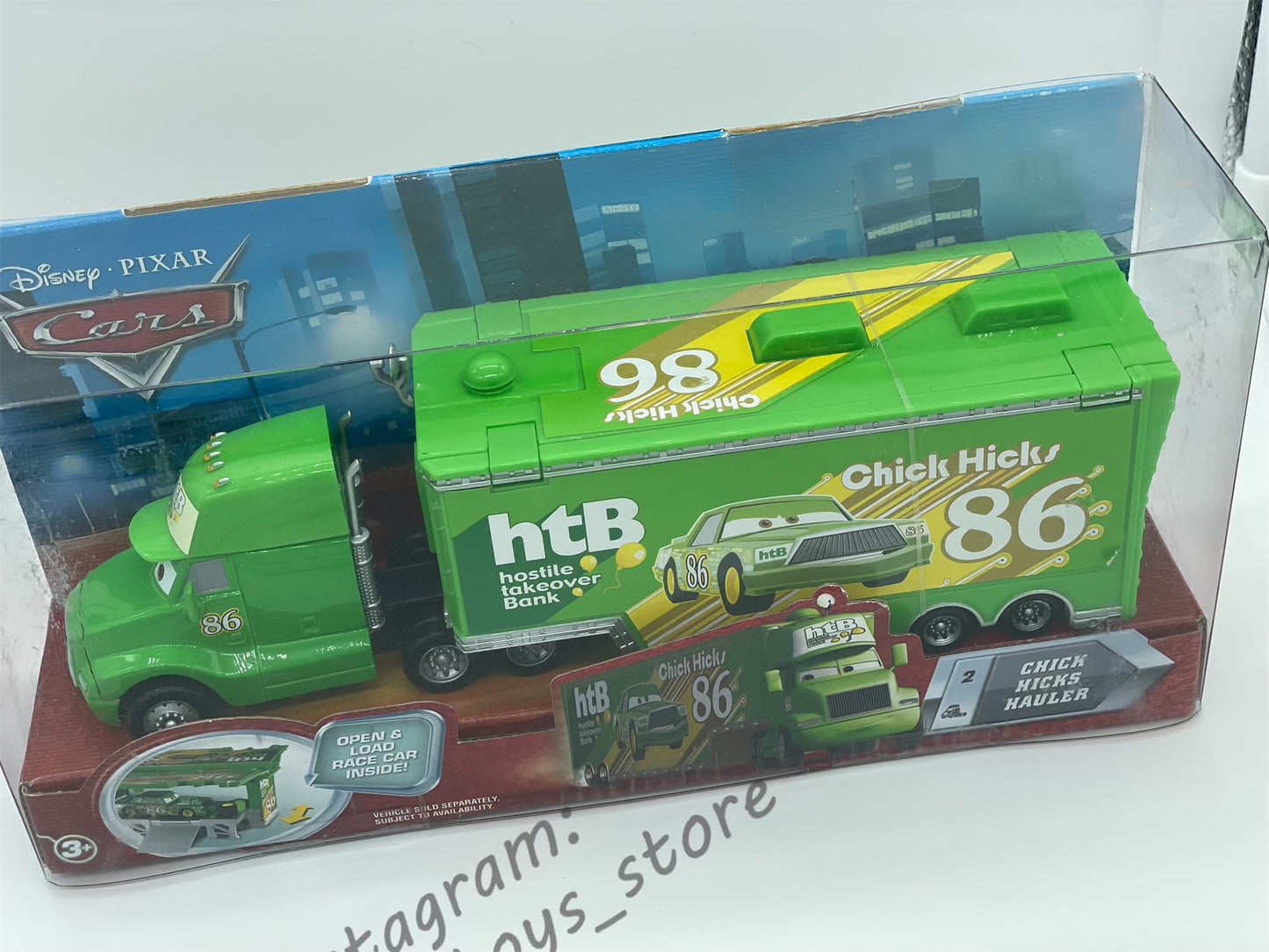 Hauler Disney Pixar Cars by Mattel, Chick Hicks Hauler 86 - BNIP