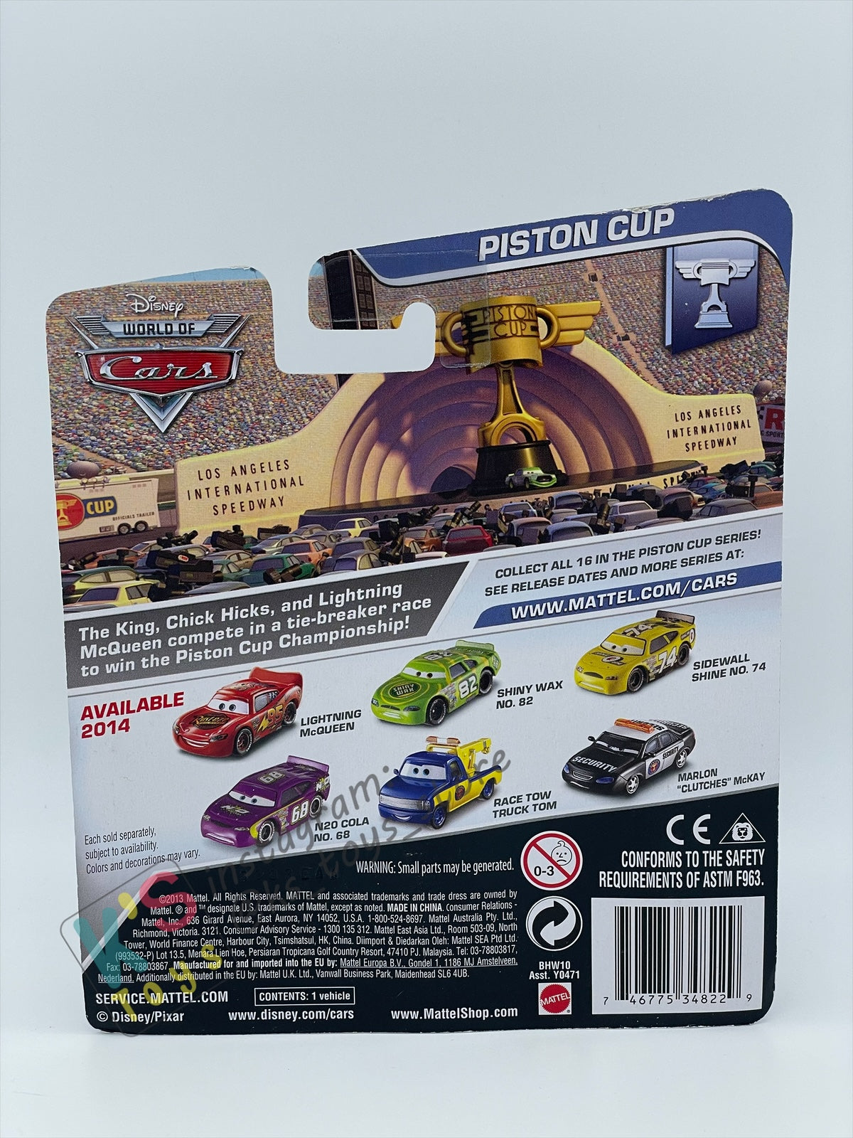 DISNEY PIXAR CARS BY MATTEL, "N2O COLA NO.68” PISTON CUP SERIES - BNIP